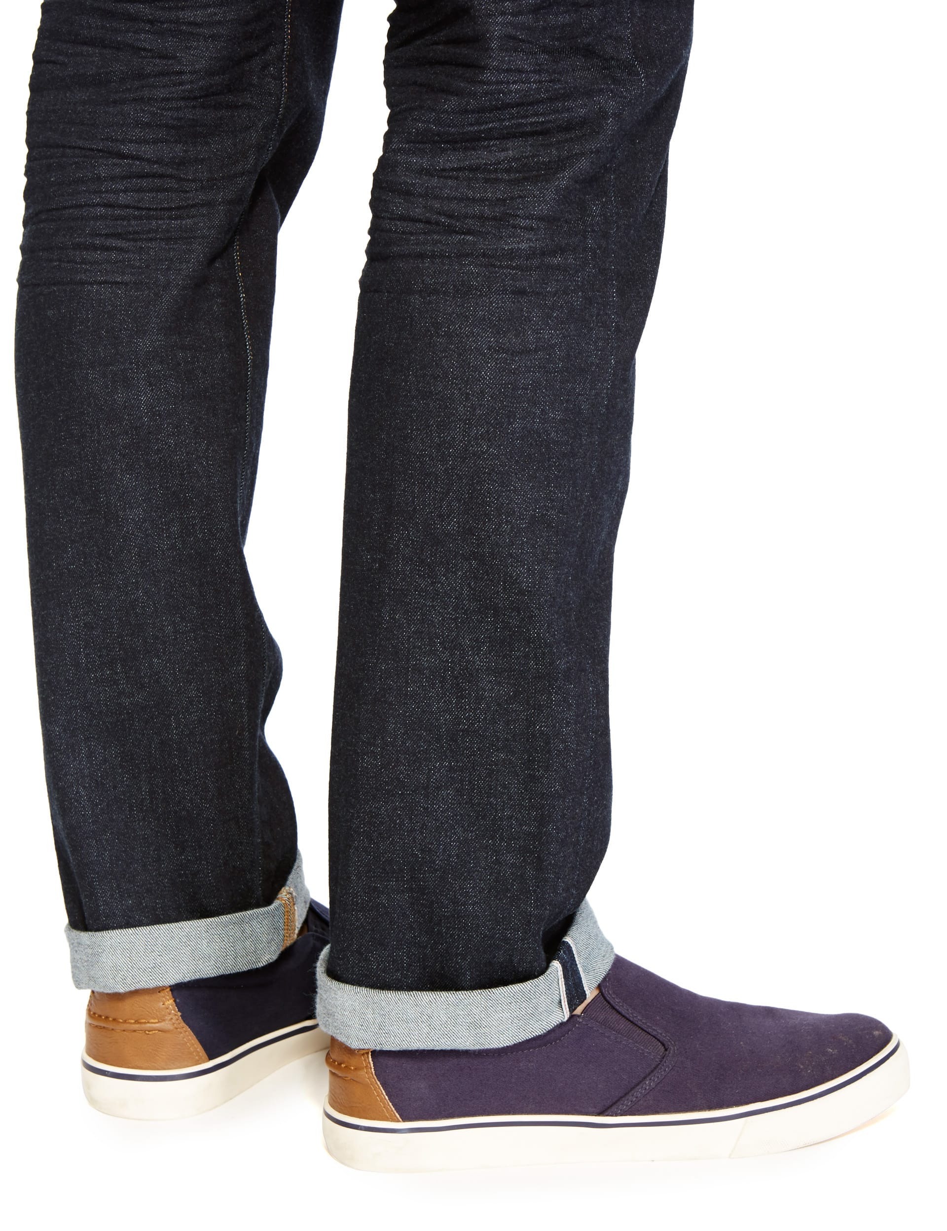 Selvedge Rinse Wash Relaxed Fit Stretch Jeans Image 2 of 4