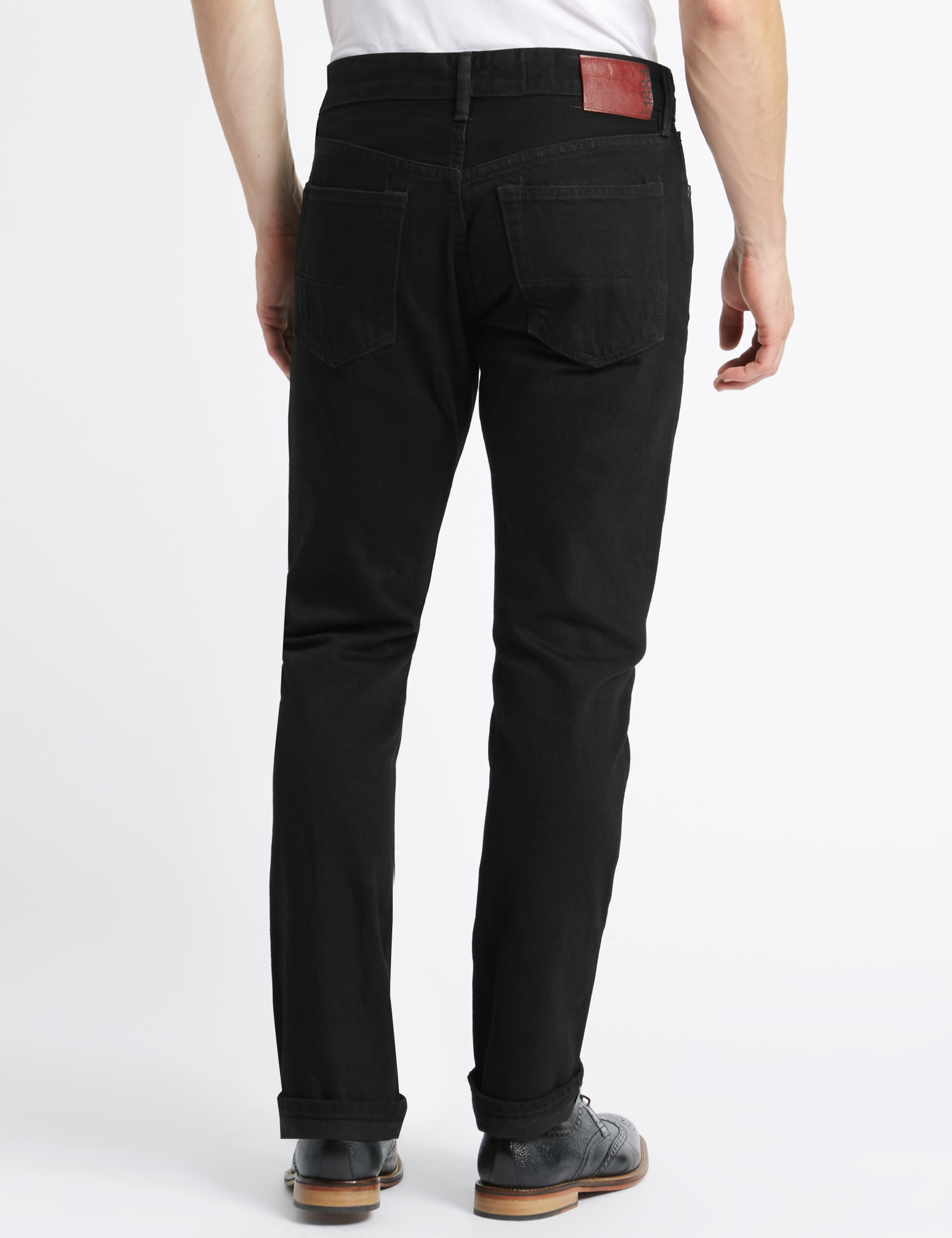 Slim Fit Italian Selvedge Jeans Image 2 of 4