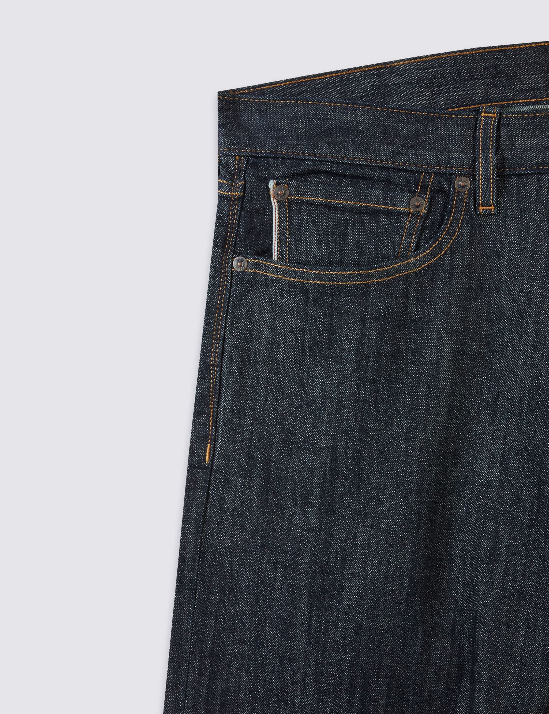 Slim Fit Selvedge Jeans Image 2 of 8