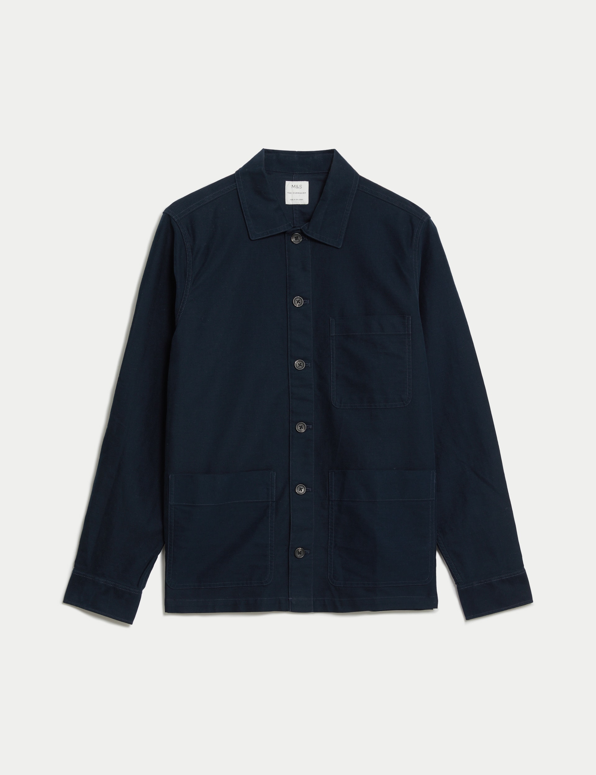 Cotton Rich Overshirt