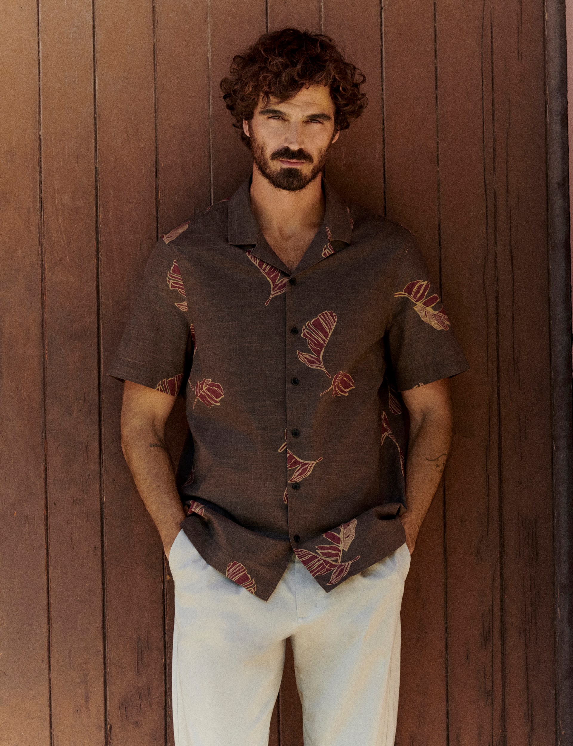 Easy Iron Pure Cotton Hawaiian Shirt