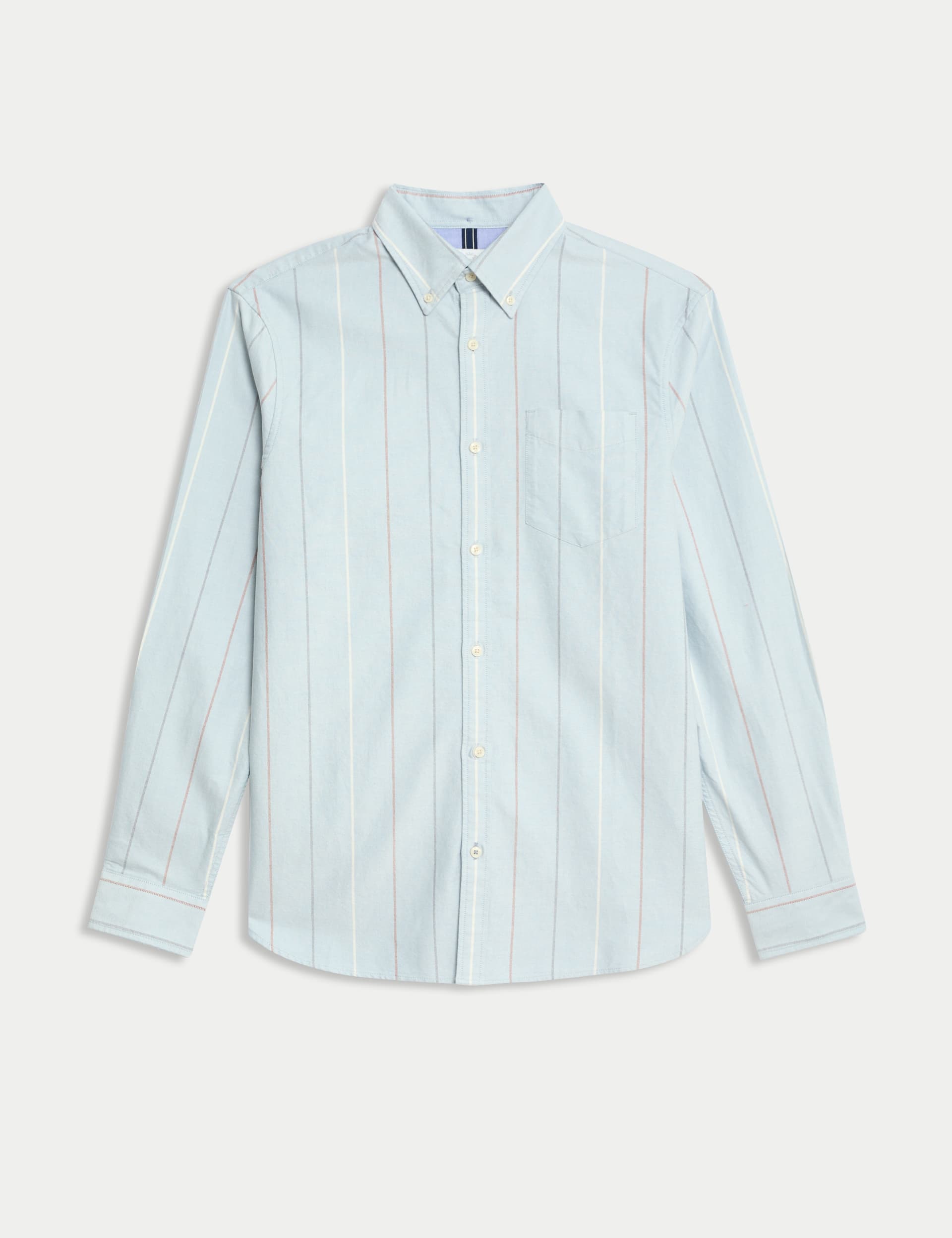 Pure Cotton Striped Oxford Shirt