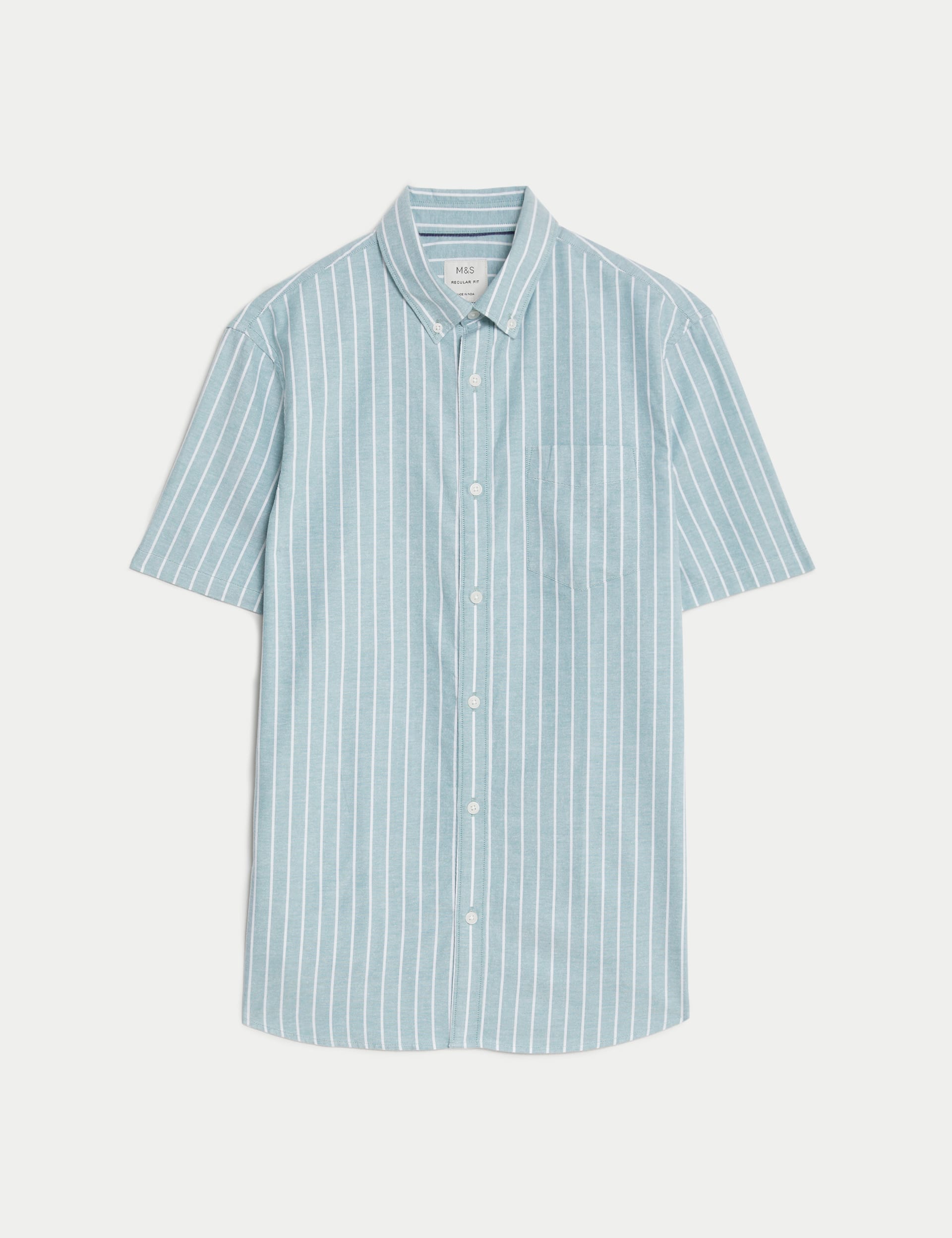 Pure Cotton Striped Oxford Shirt