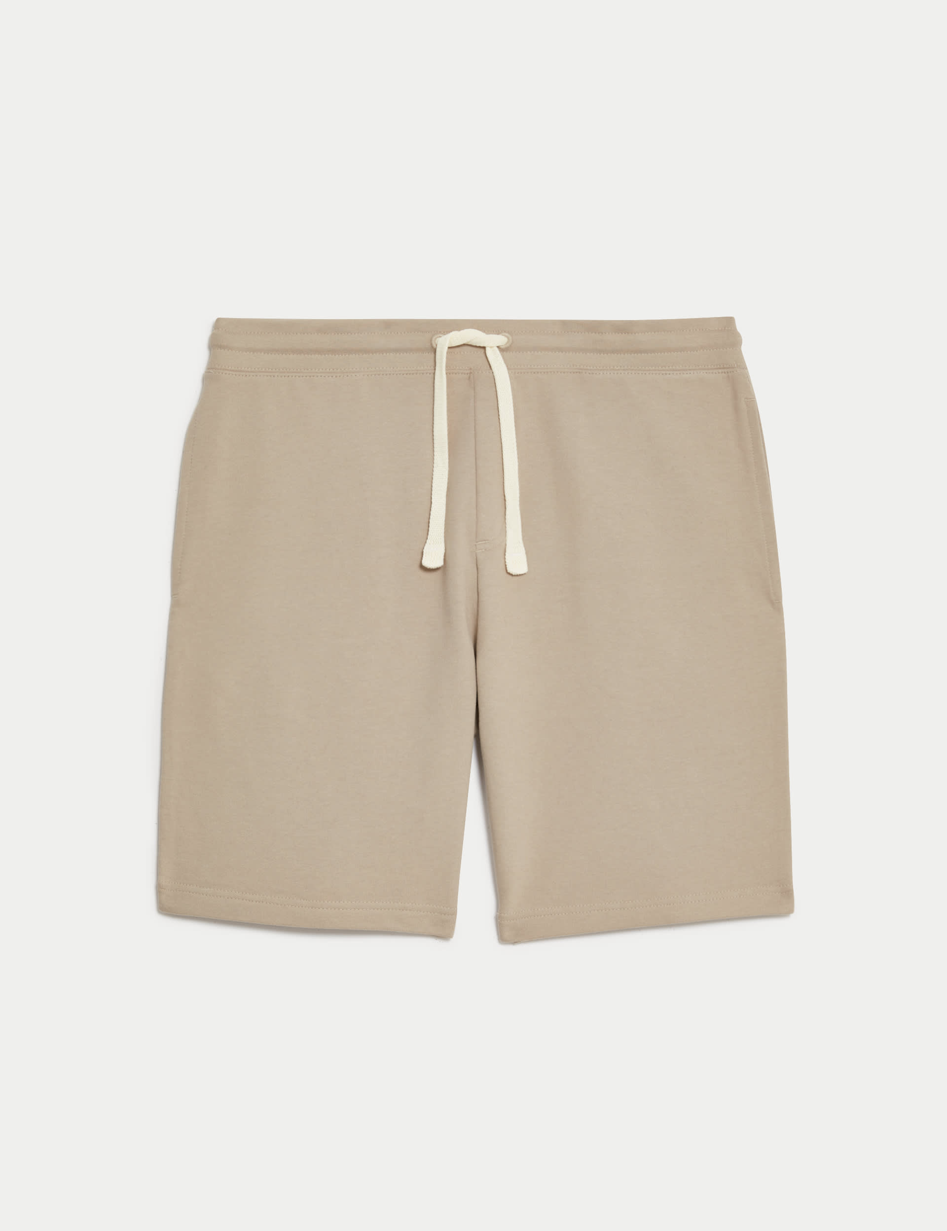 Pure Cotton Drawstring Jersey Shorts