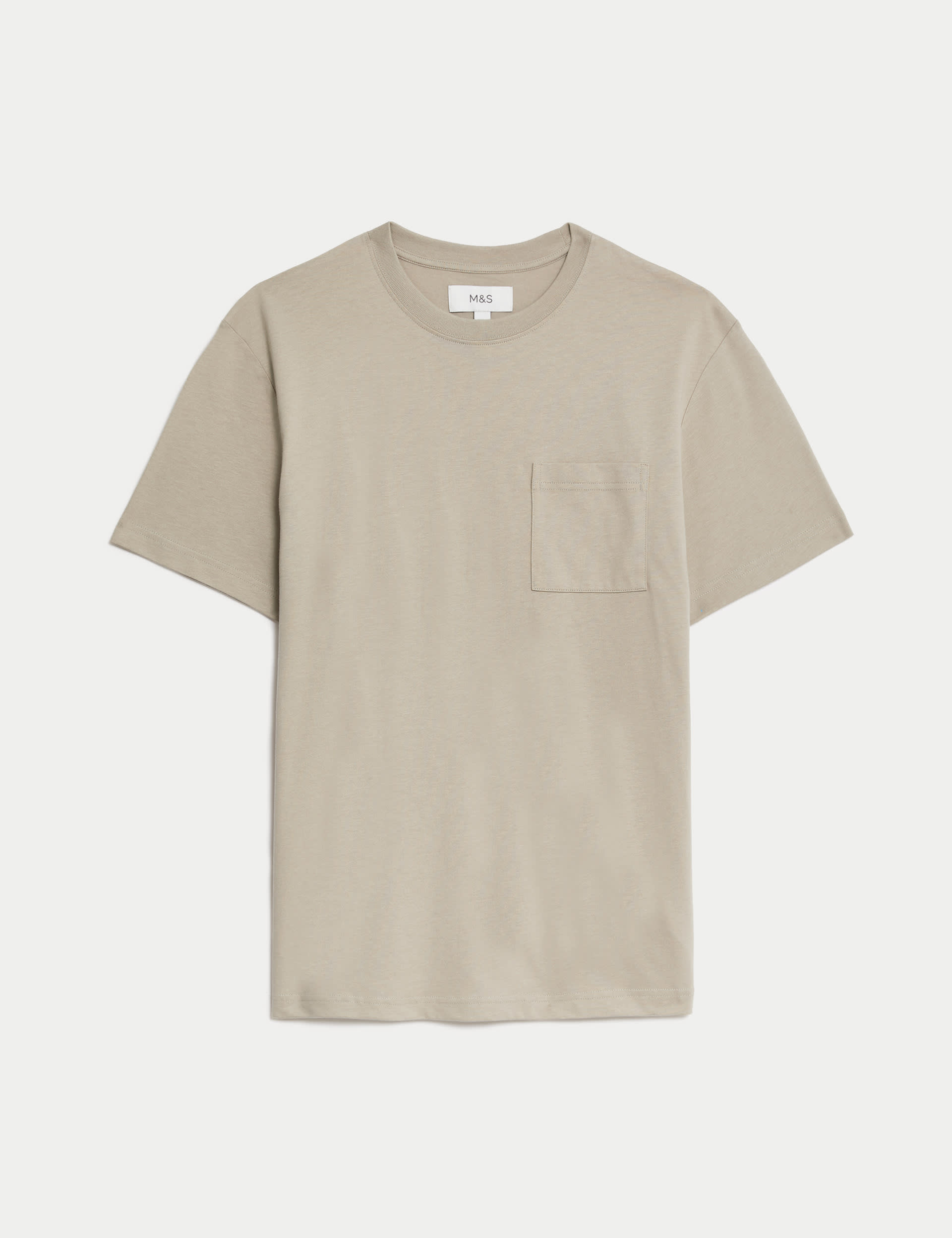 Pure Cotton Midweight Pocket T-shirt