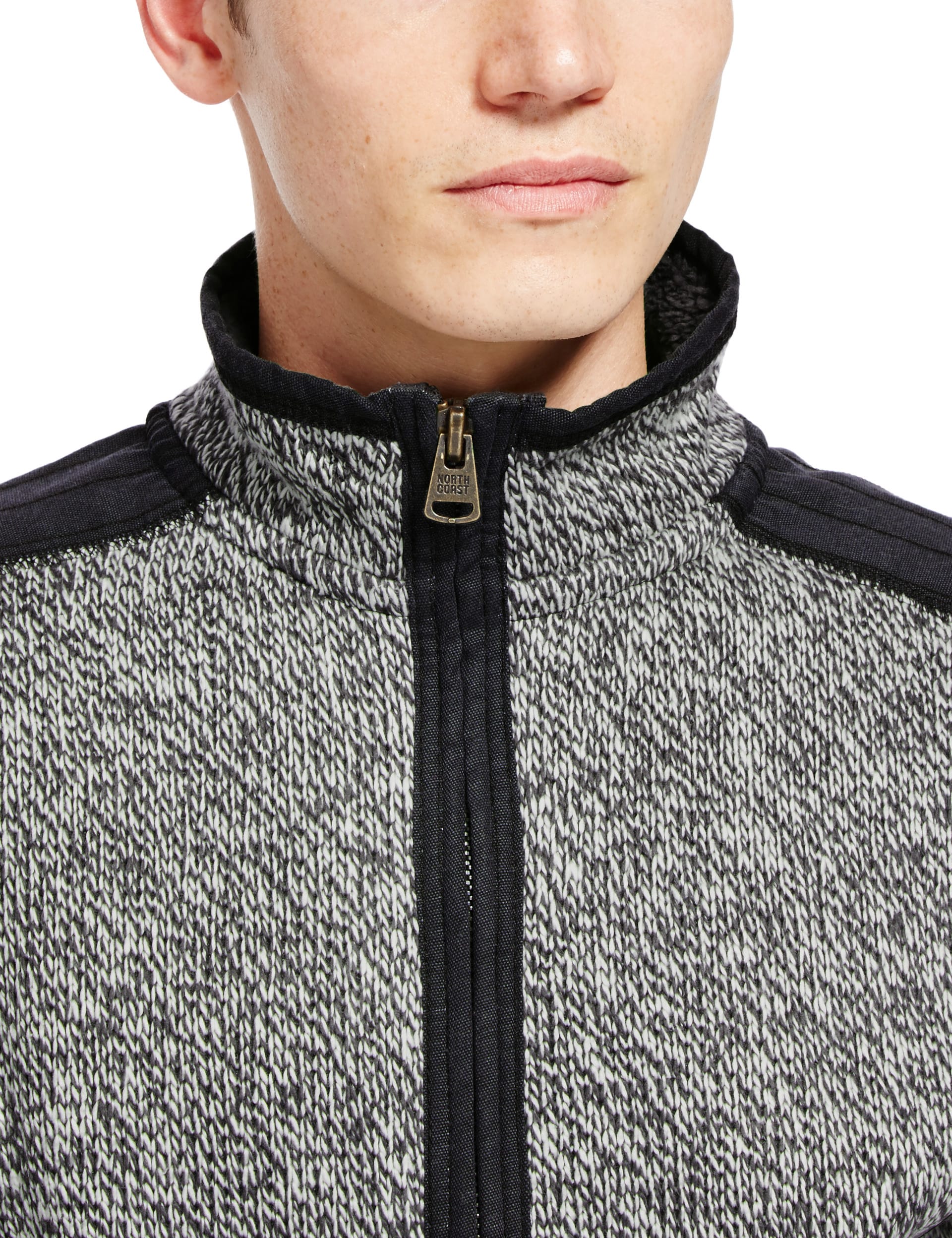 Zipped Tailored Fit Fleece Top Image 2 of 4