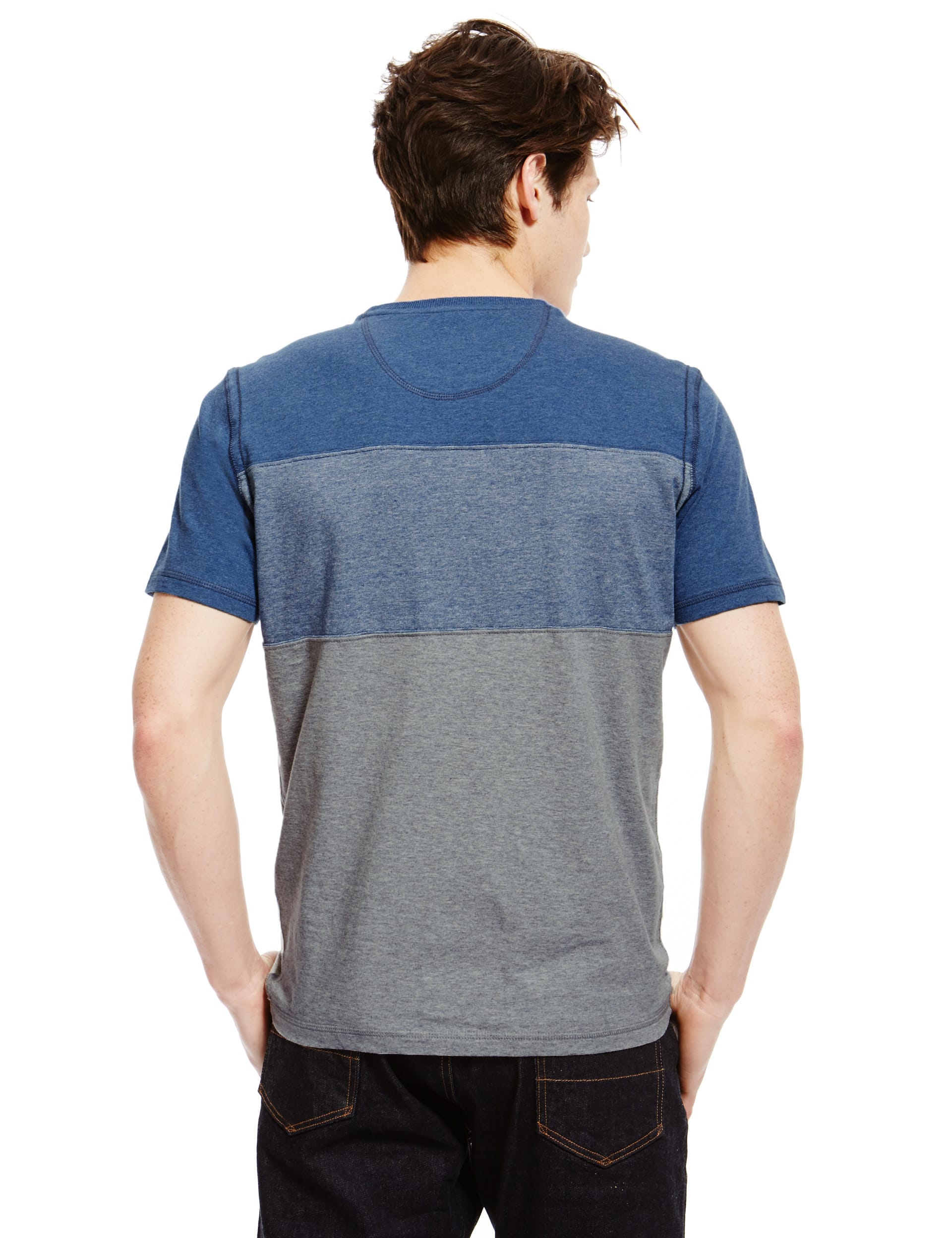 Pure Cotton Tailored Fit T-Shirt Image 2 of 3