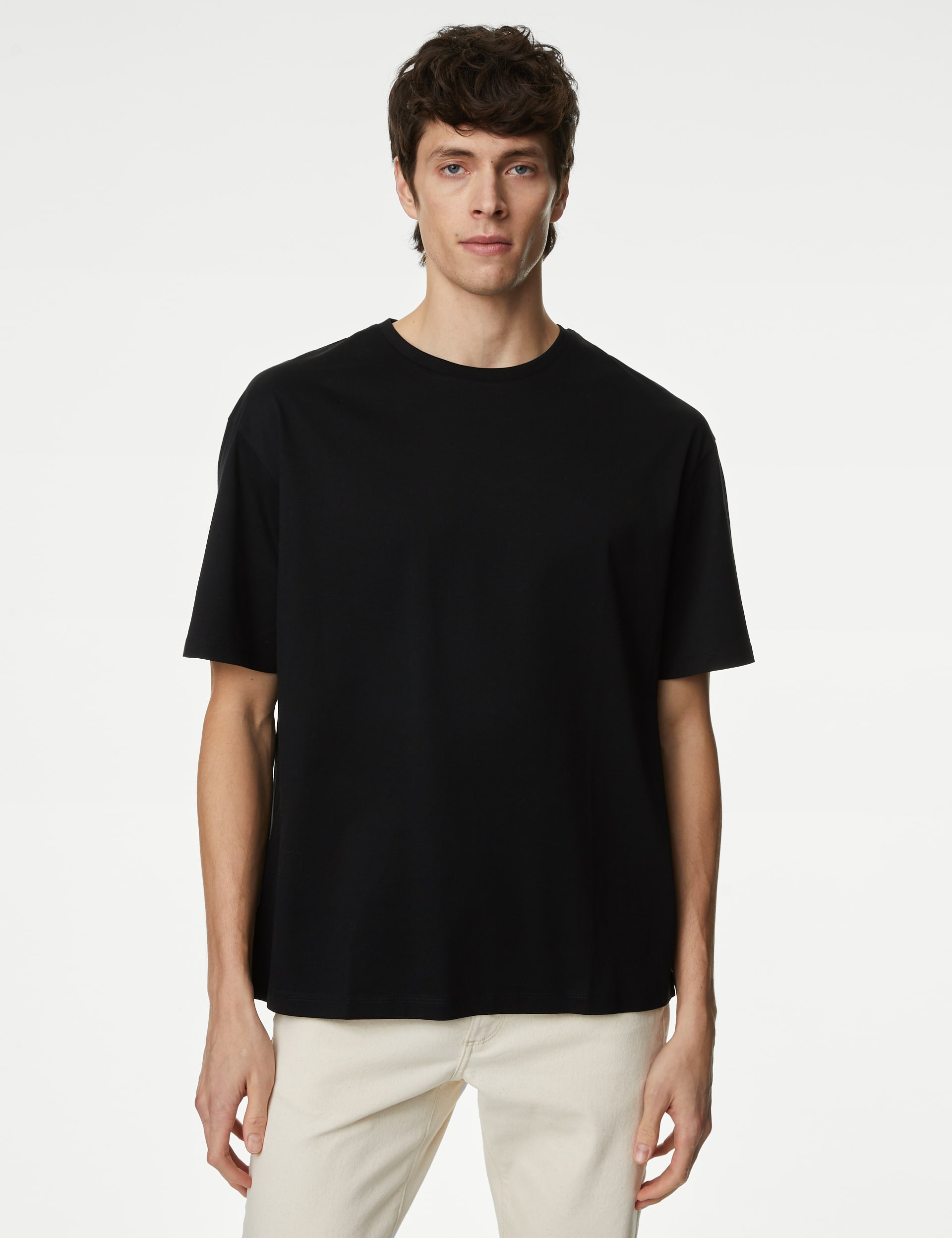 Pure Supima Cotton Oversized T-Shirt | Autograph | M&S