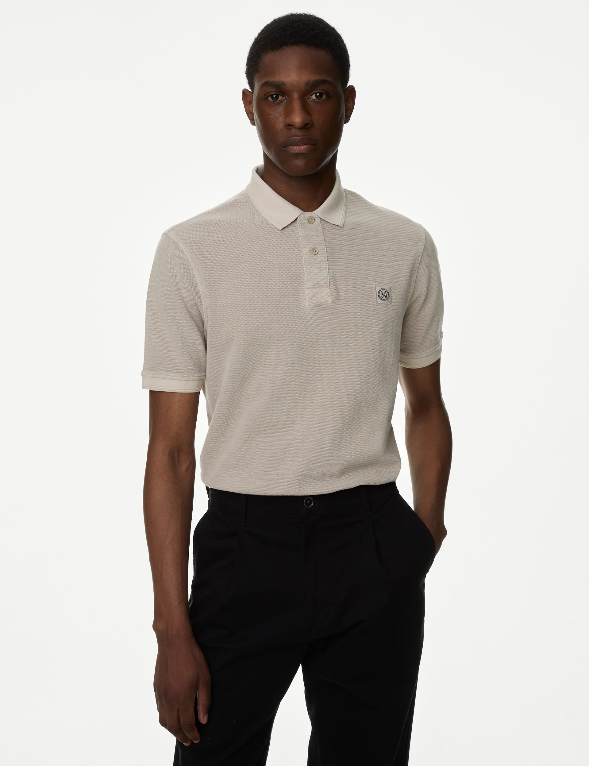 Pure Cotton Polo Shirt | M&S Collection | M&S