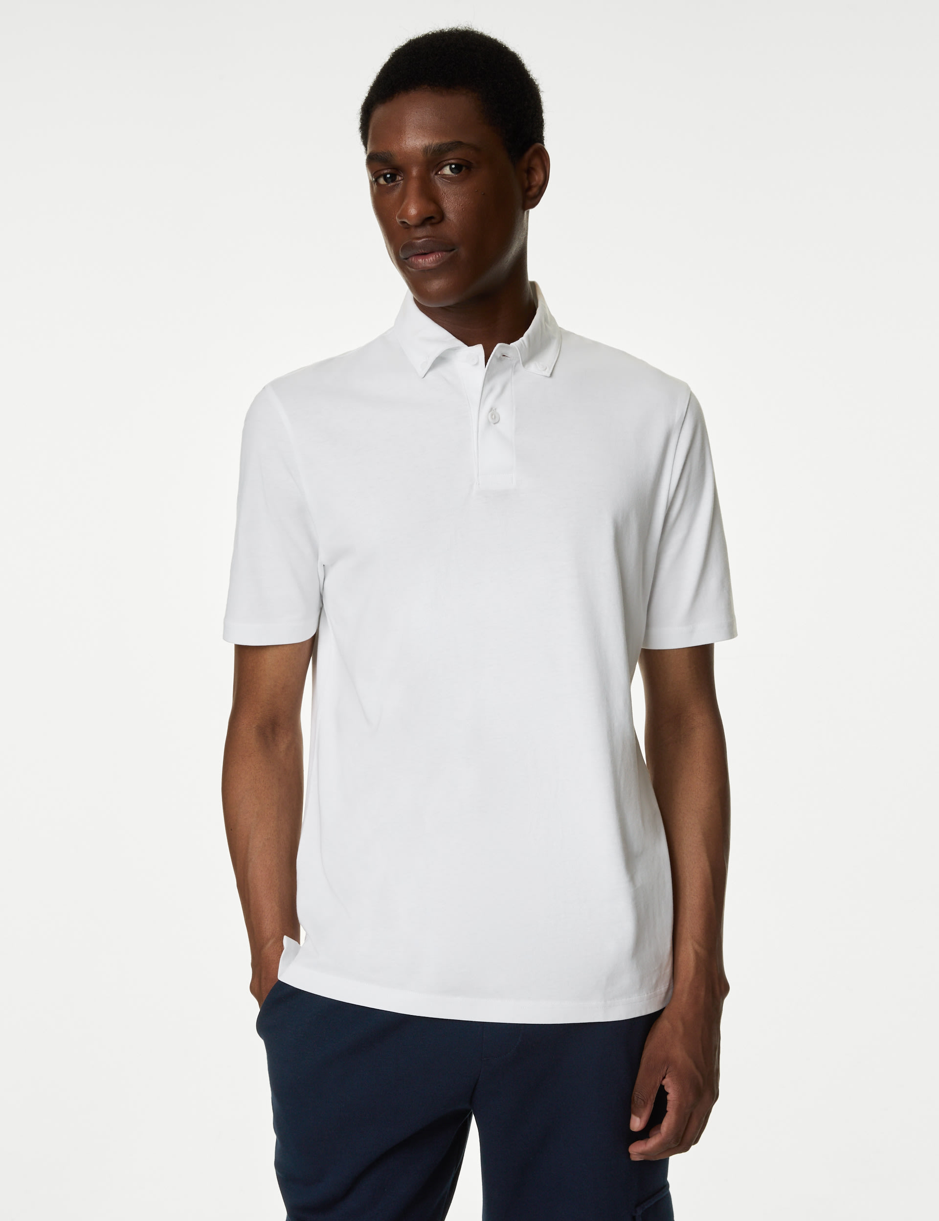 Men’s White Polo Shirts | M&S