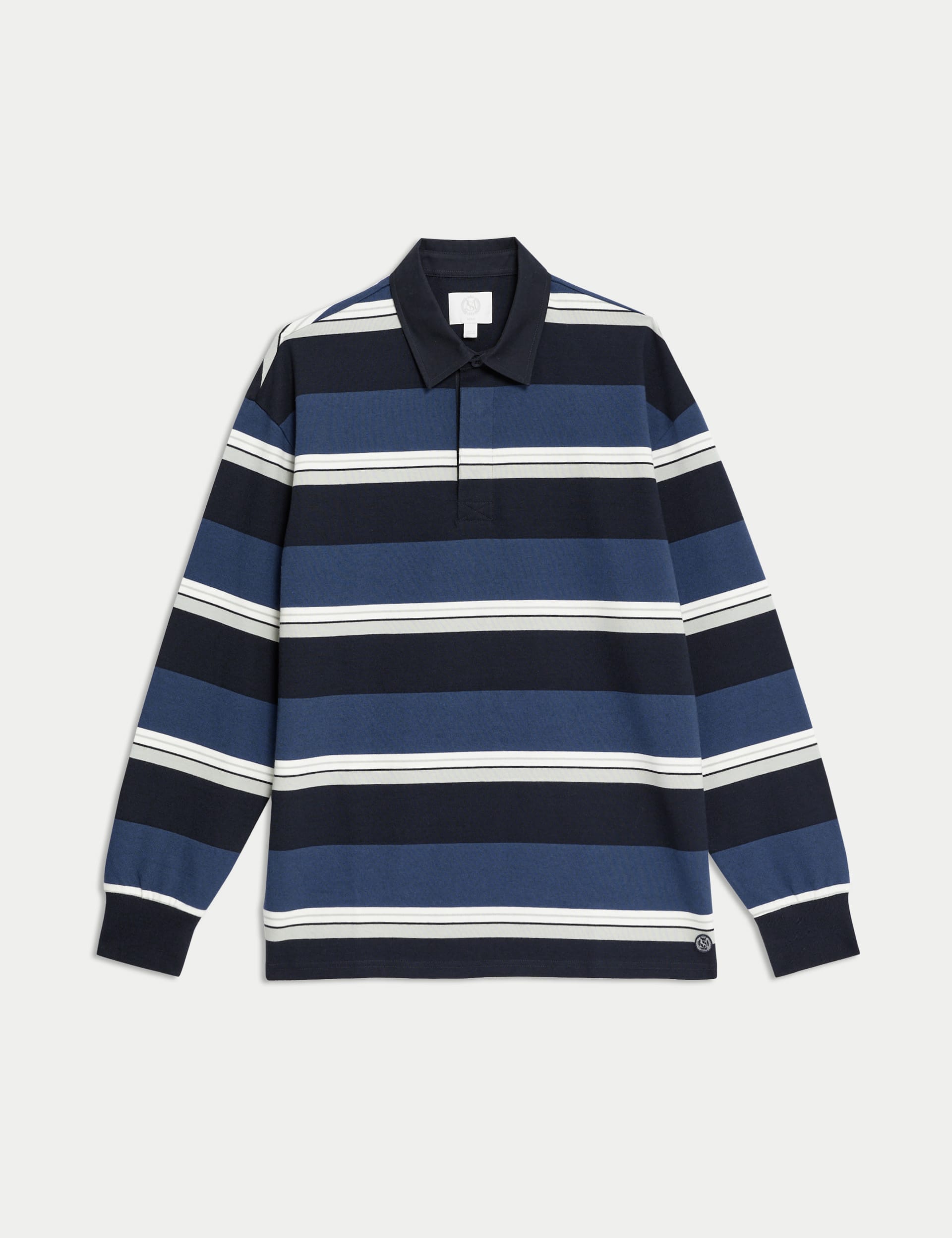 Pure Cotton Striped Rugby Top