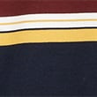Pure Cotton Striped Rugby Top - claret