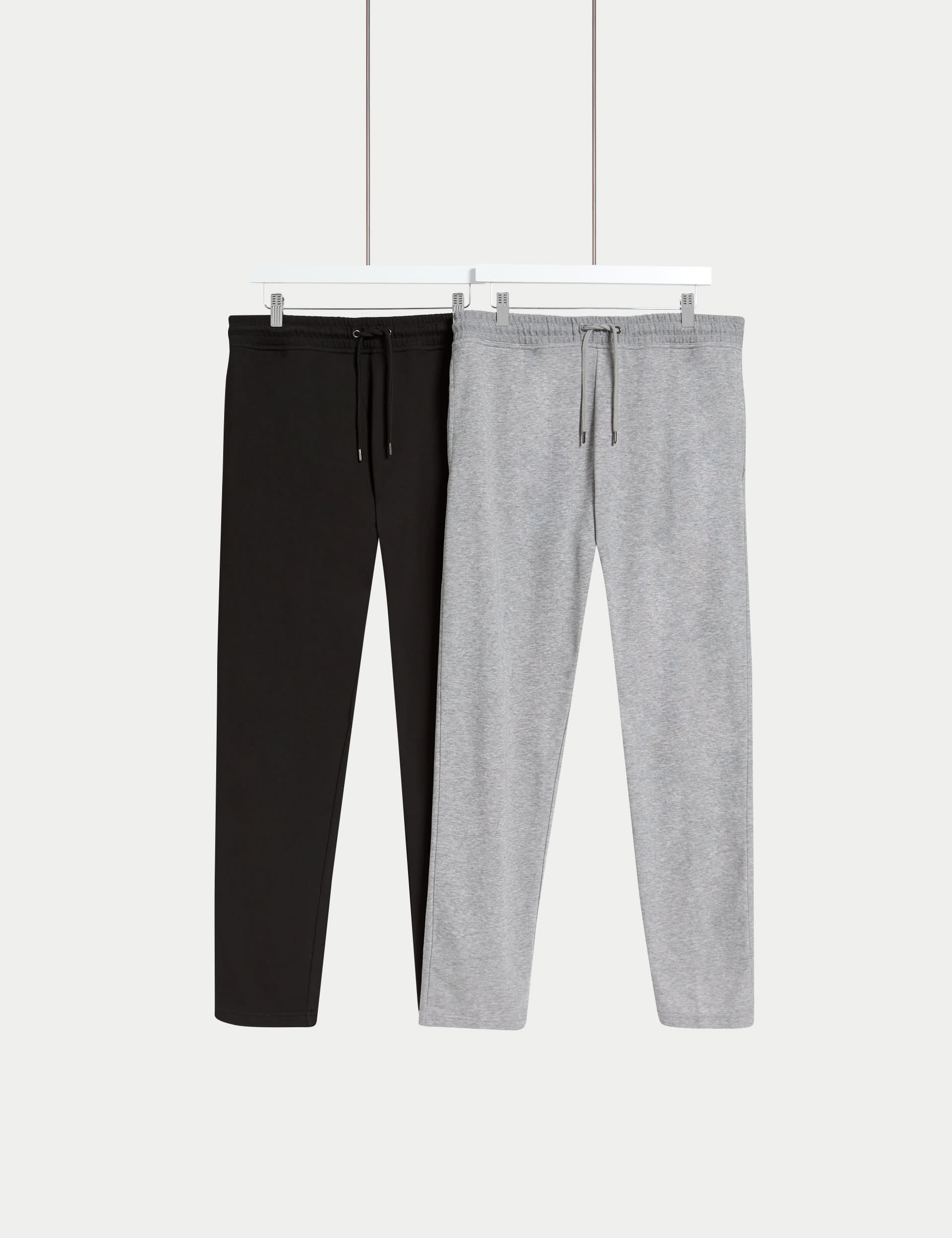 2pk Cotton Rich Straight Leg Joggers M S Collection M S