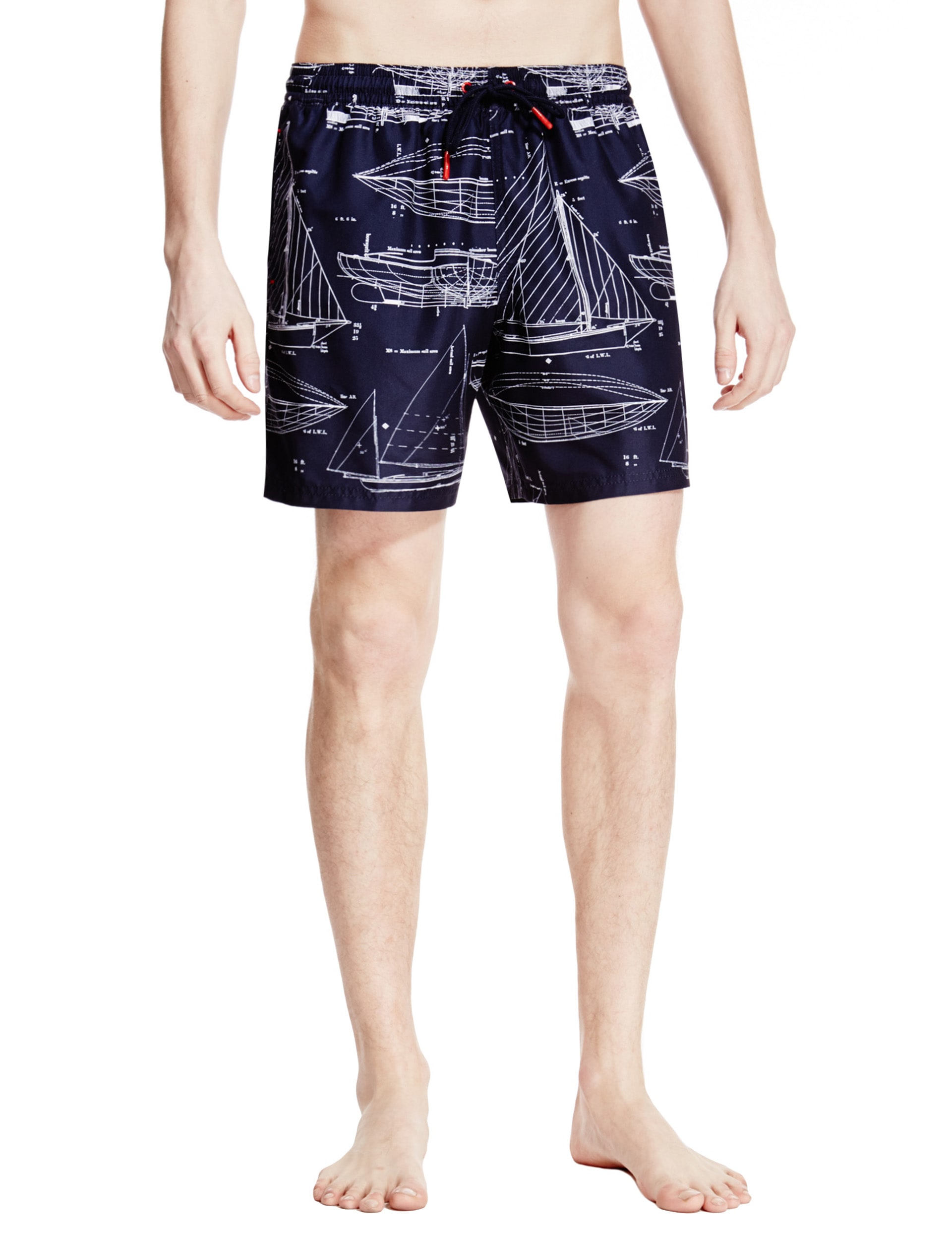 Quick Dry Printed Swim Shorts Image 2 of 4