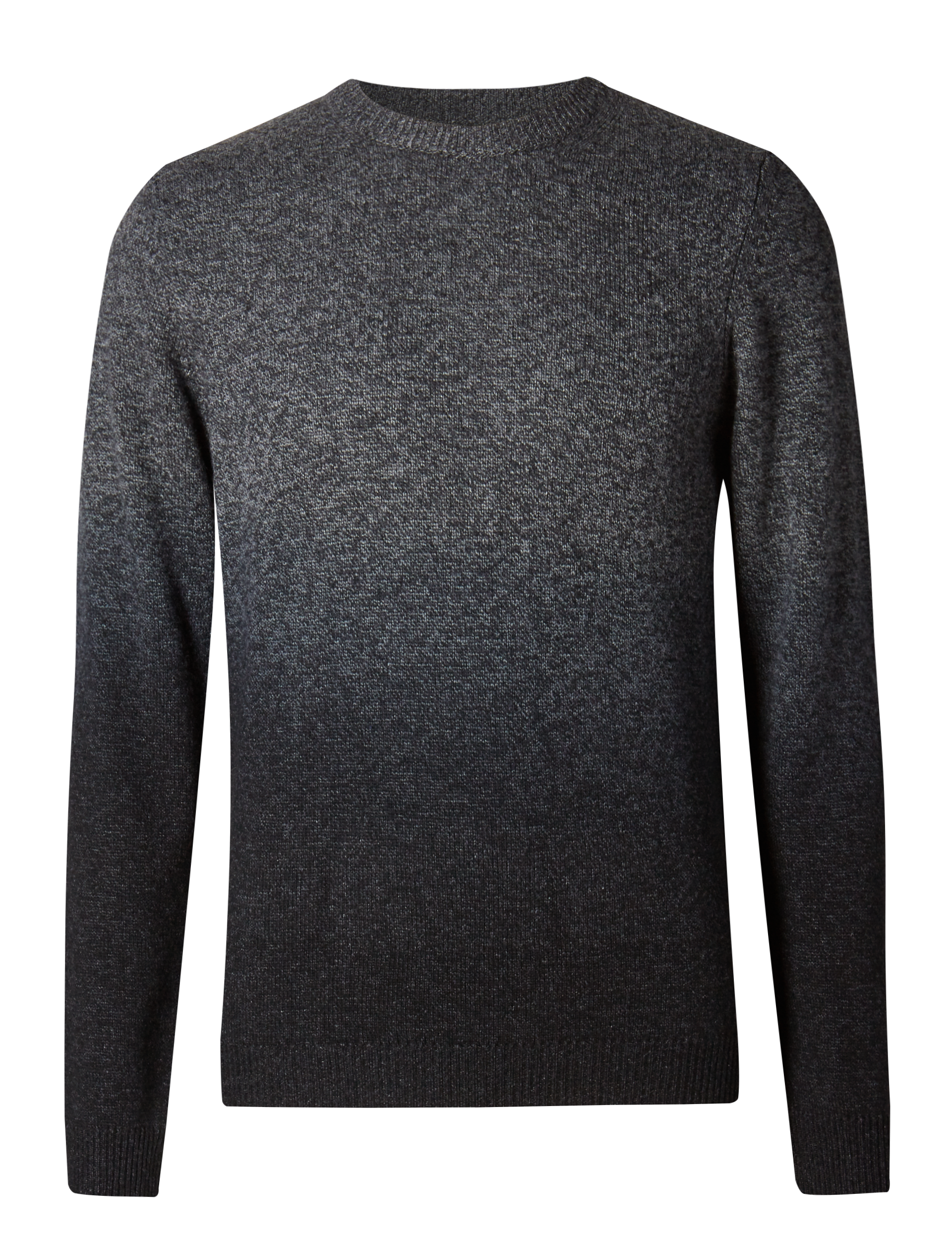 Twist Dip Dye Slim Fit Jumper with Wool Image 2 of 4