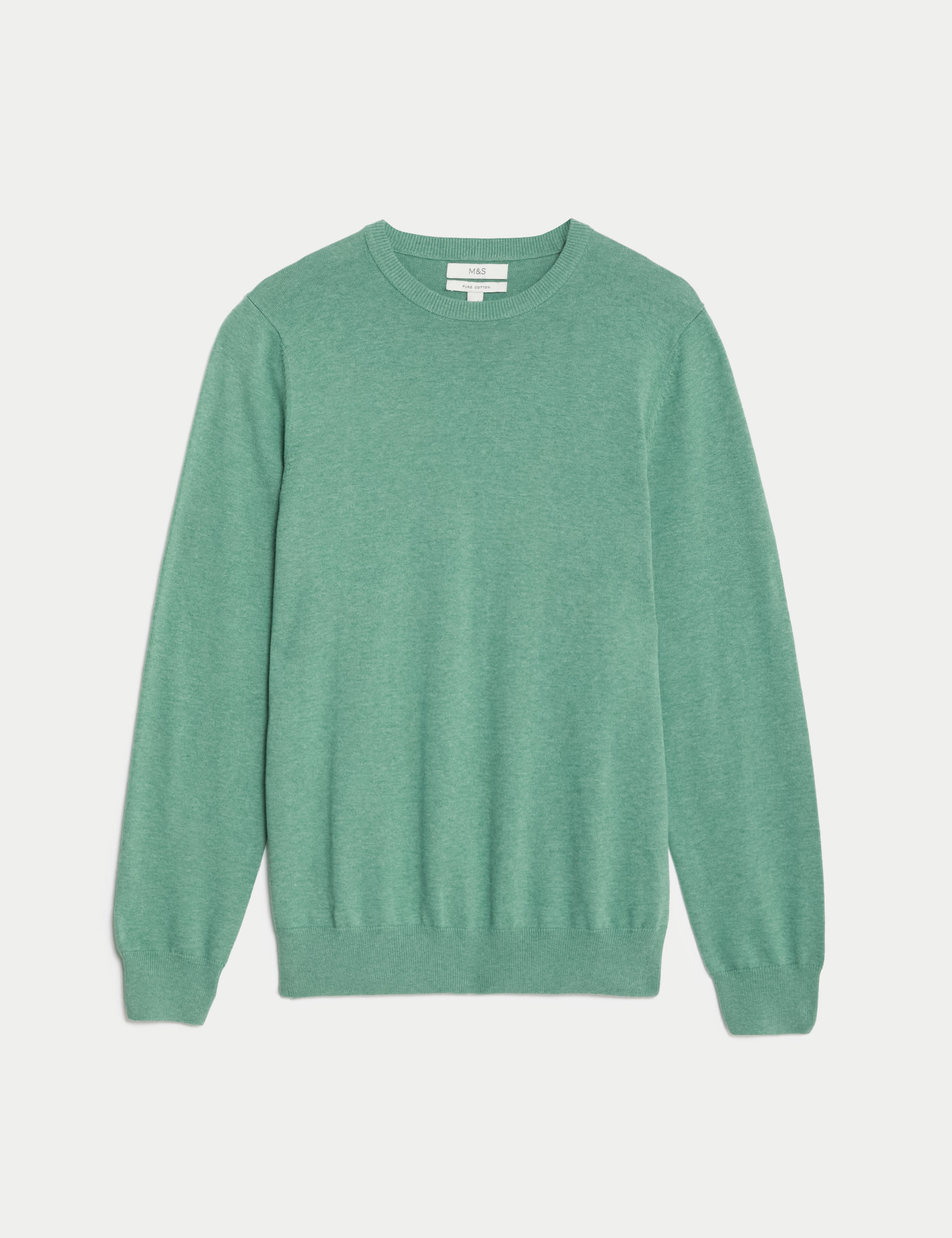 Pure Cotton Crew Neck Jumper