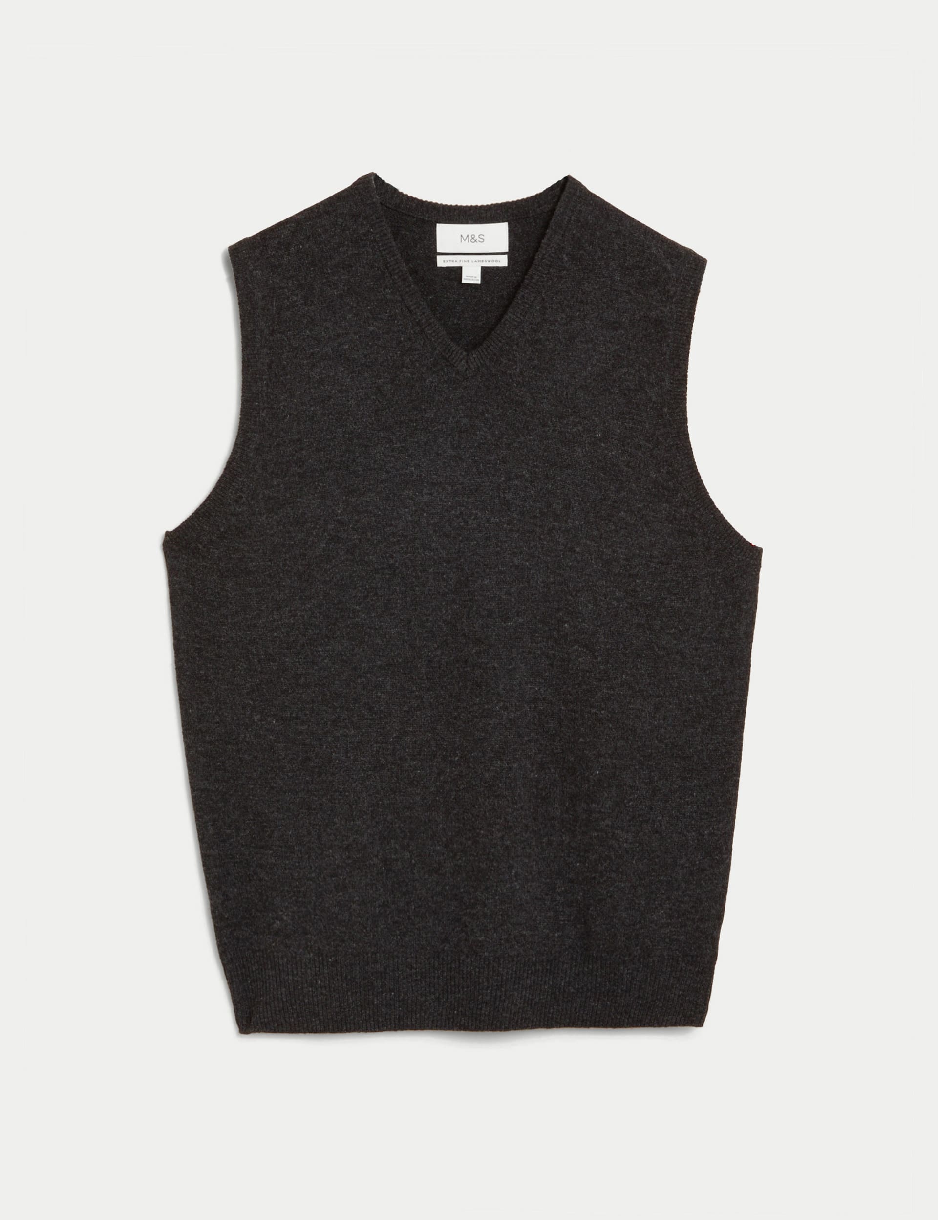 Pure Extra Fine Lambswool Sleeveless Jumper