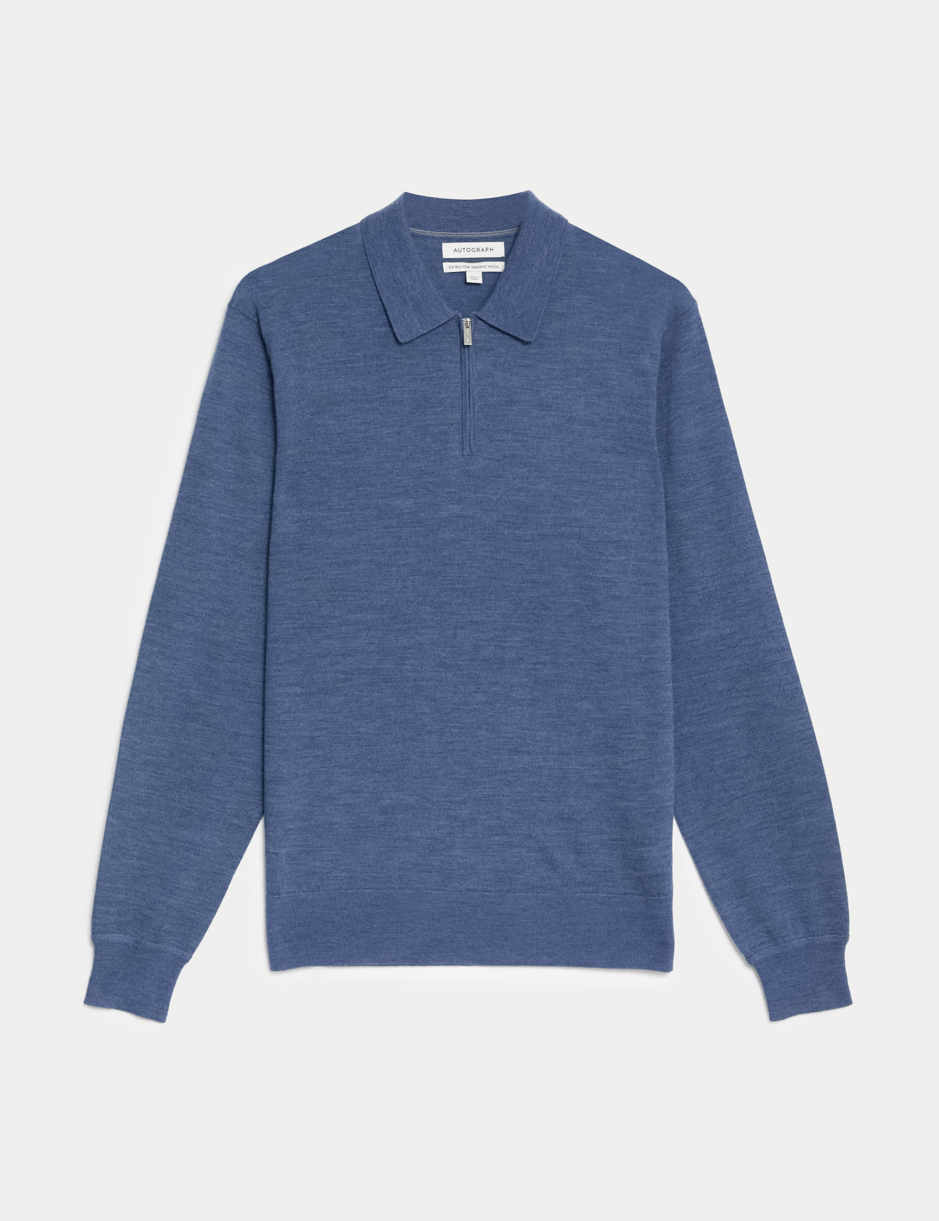 Pure Extra Fine Merino Wool Knitted Polo