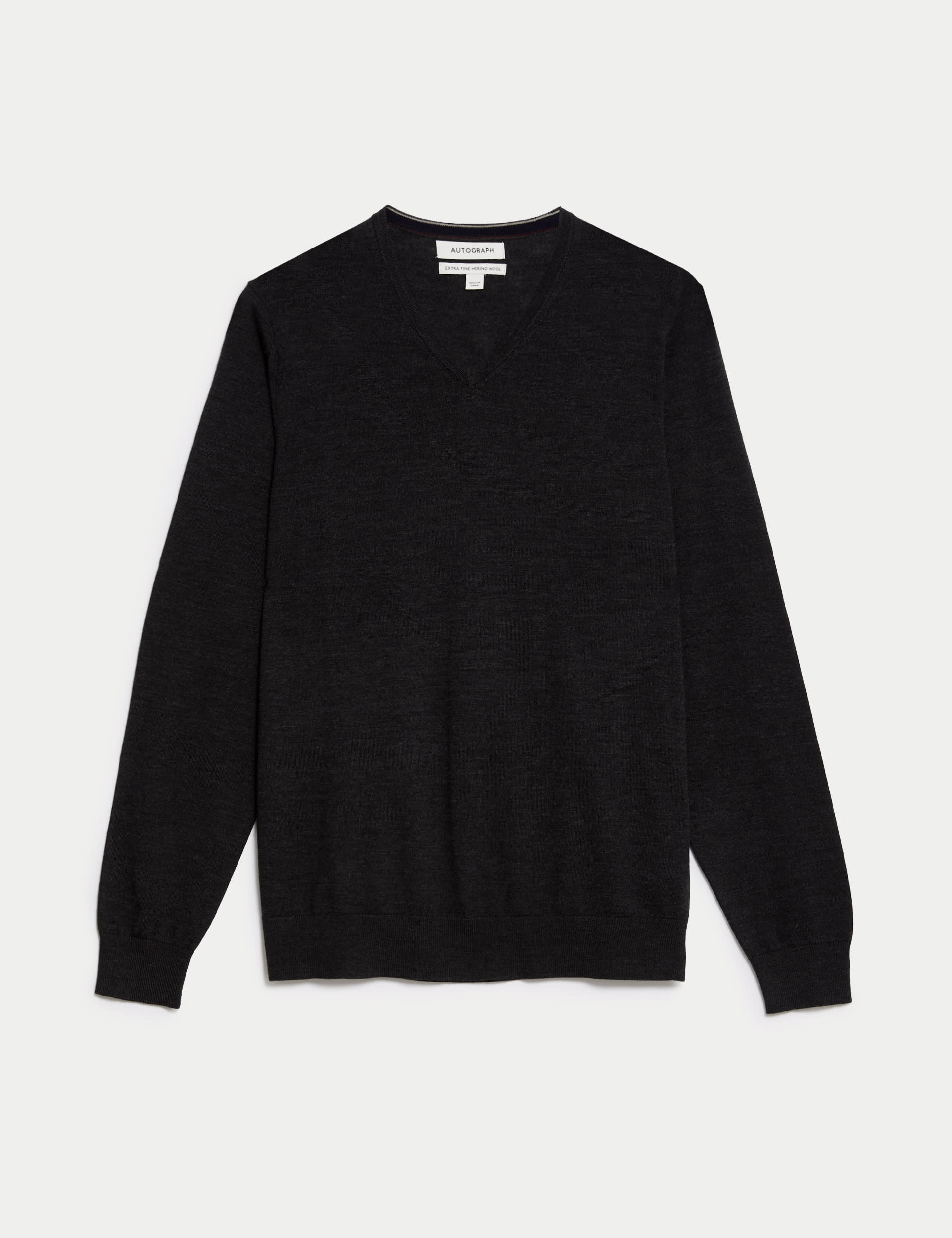 Pure Extra Fine Merino Wool V-Neck Jumper