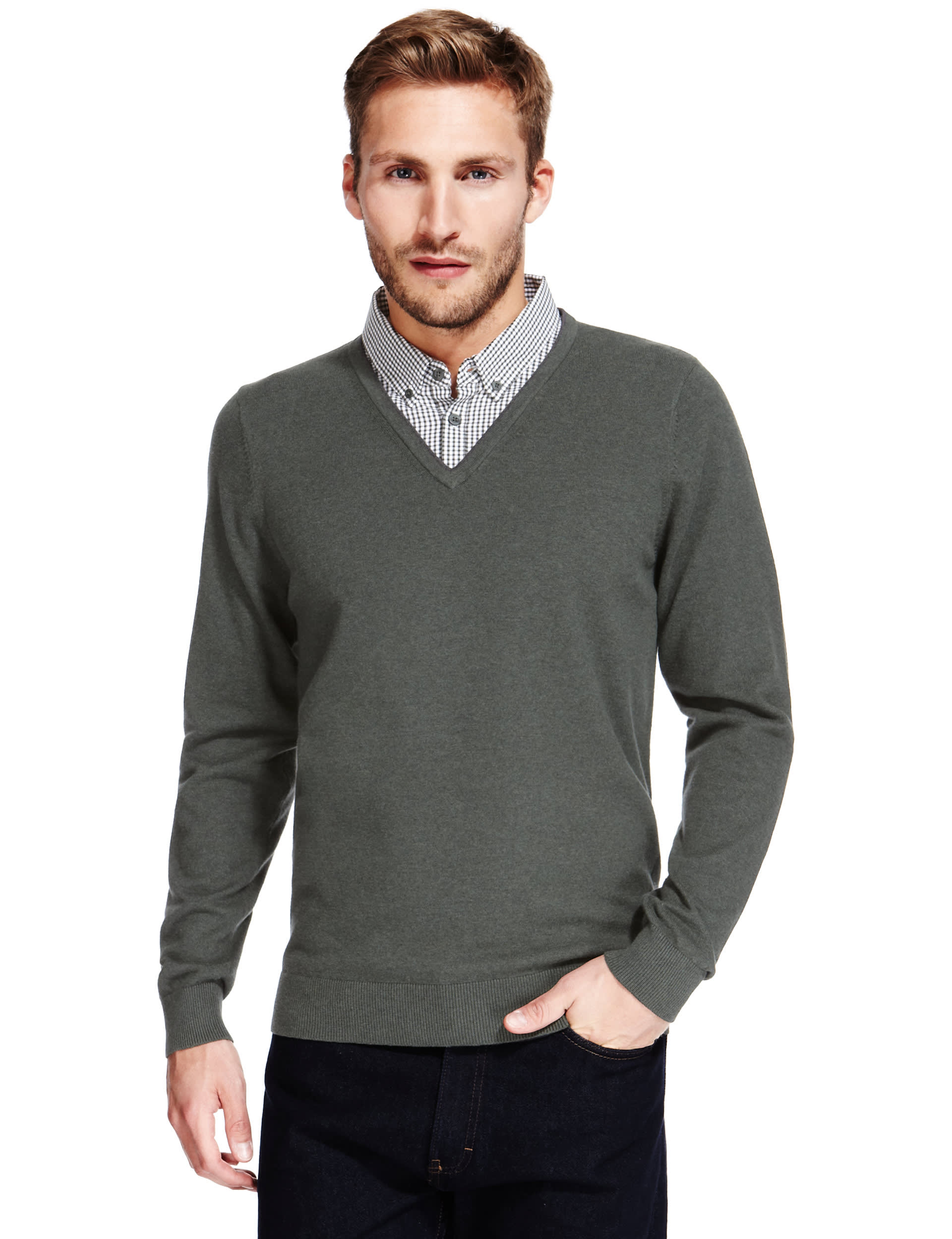 Jumper shirt collar hotsell