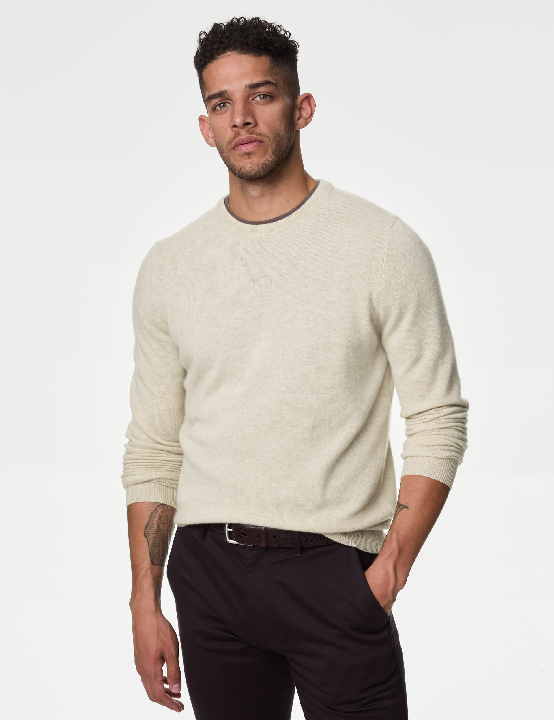 Pure Cashmere Crew Neck Jumper