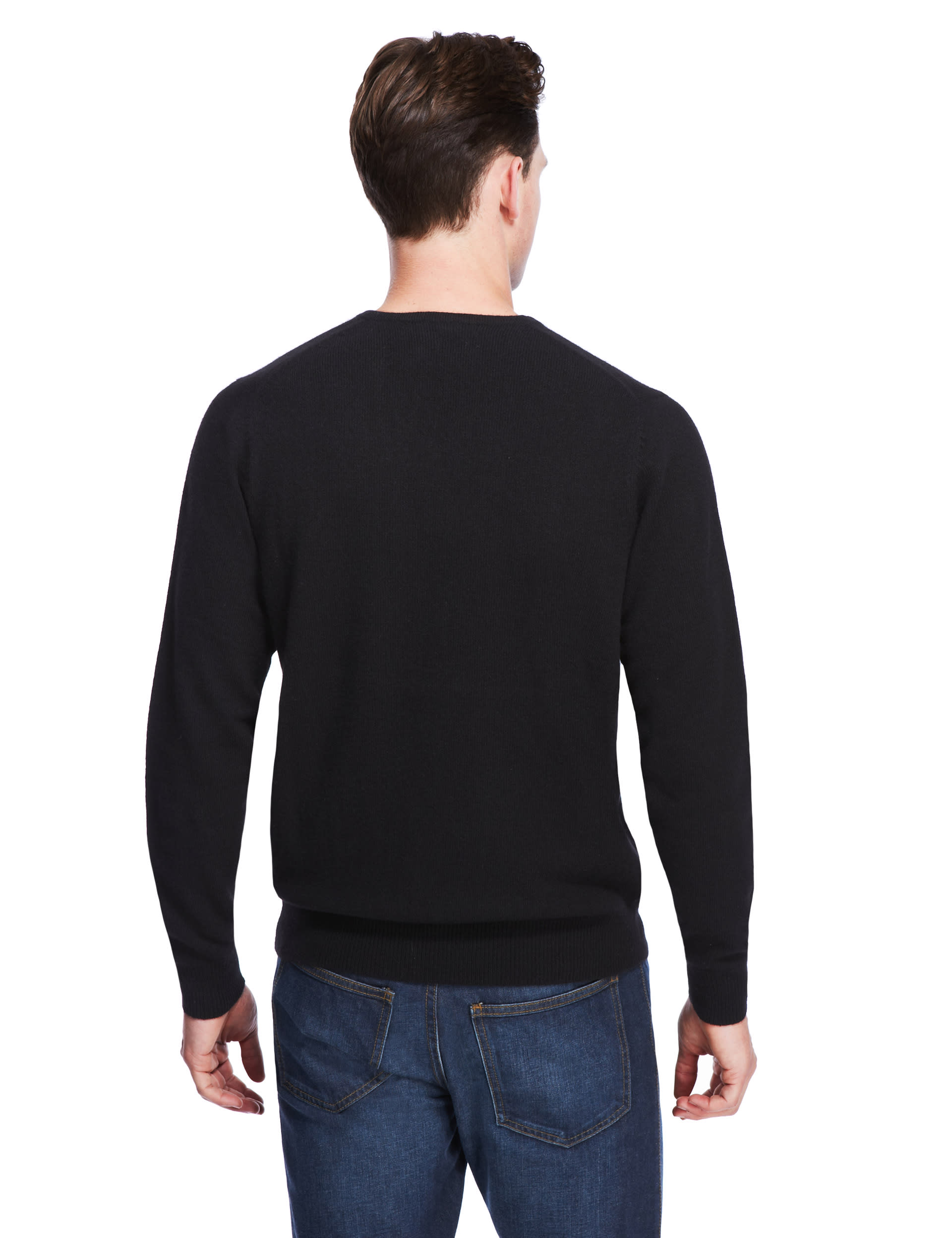 Pure Cashmere V-Neck Jumper Image 2 of 5