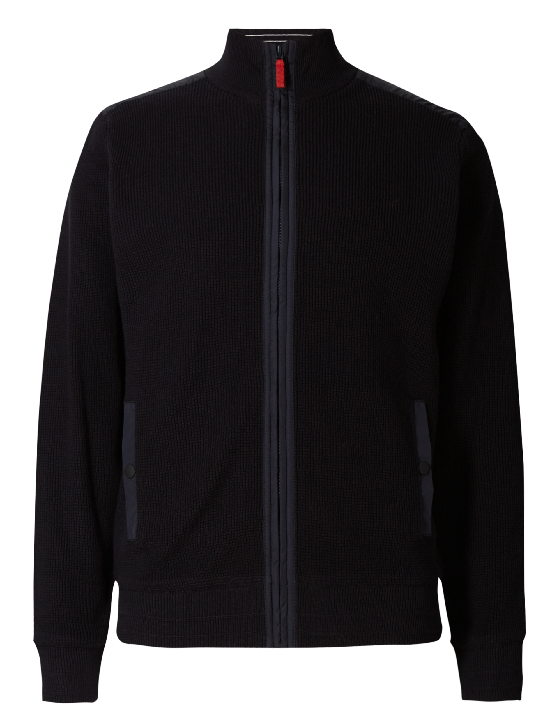Pure Cotton Sporty Cardigan Image 2 of 5