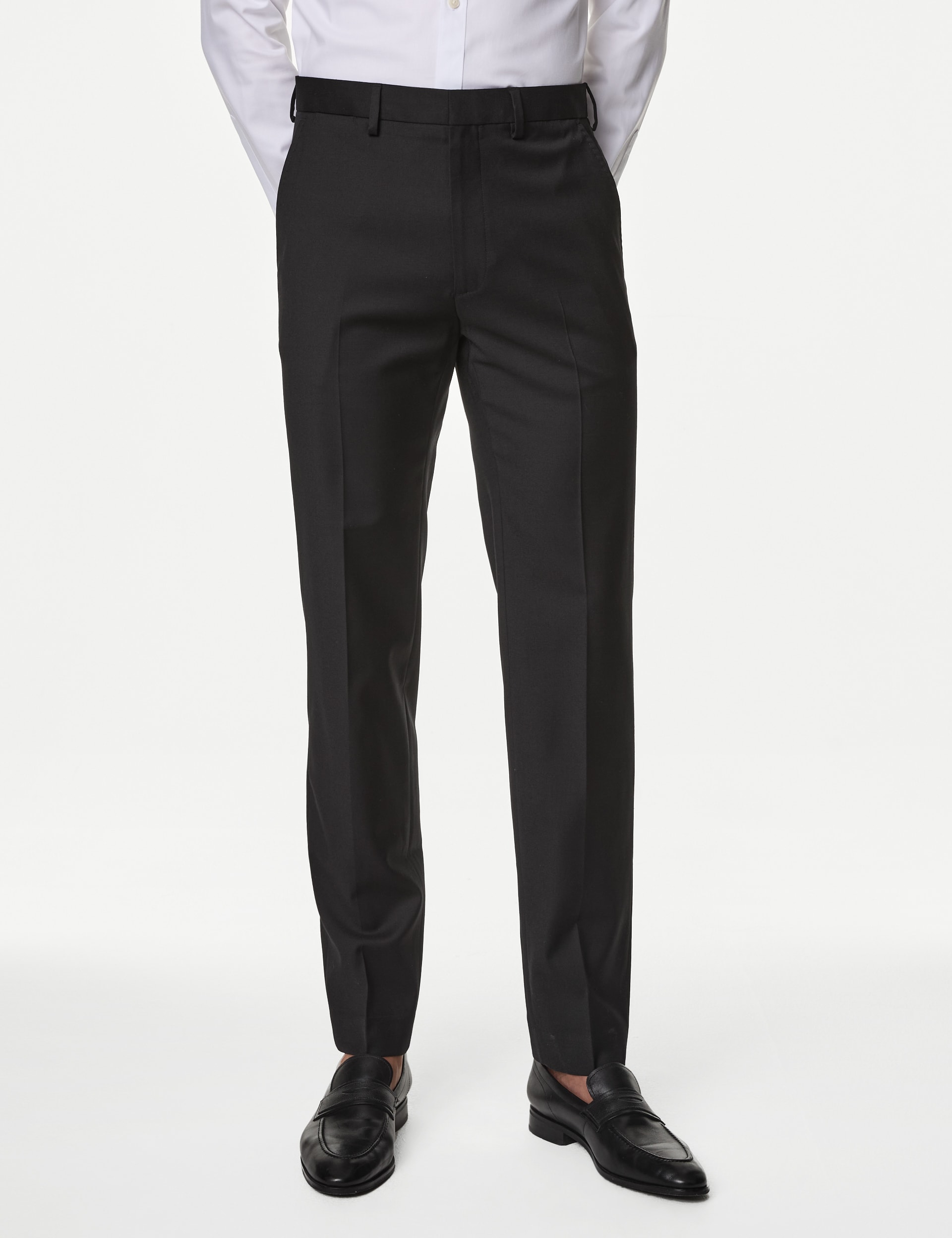 Wool Rich Stretch Trousers