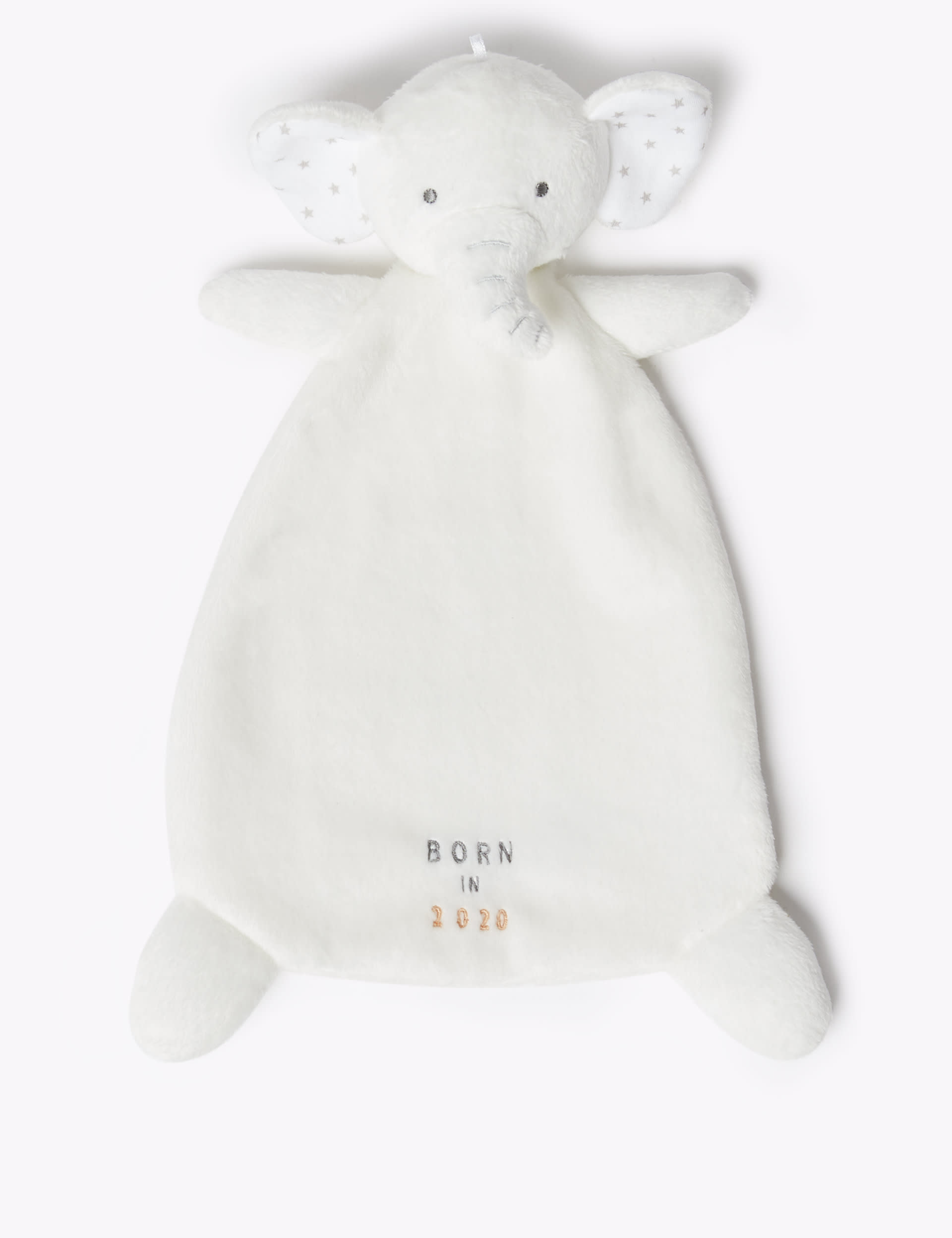 Born in 2020 Embroidery Elephant Comforter Image 1 of 1