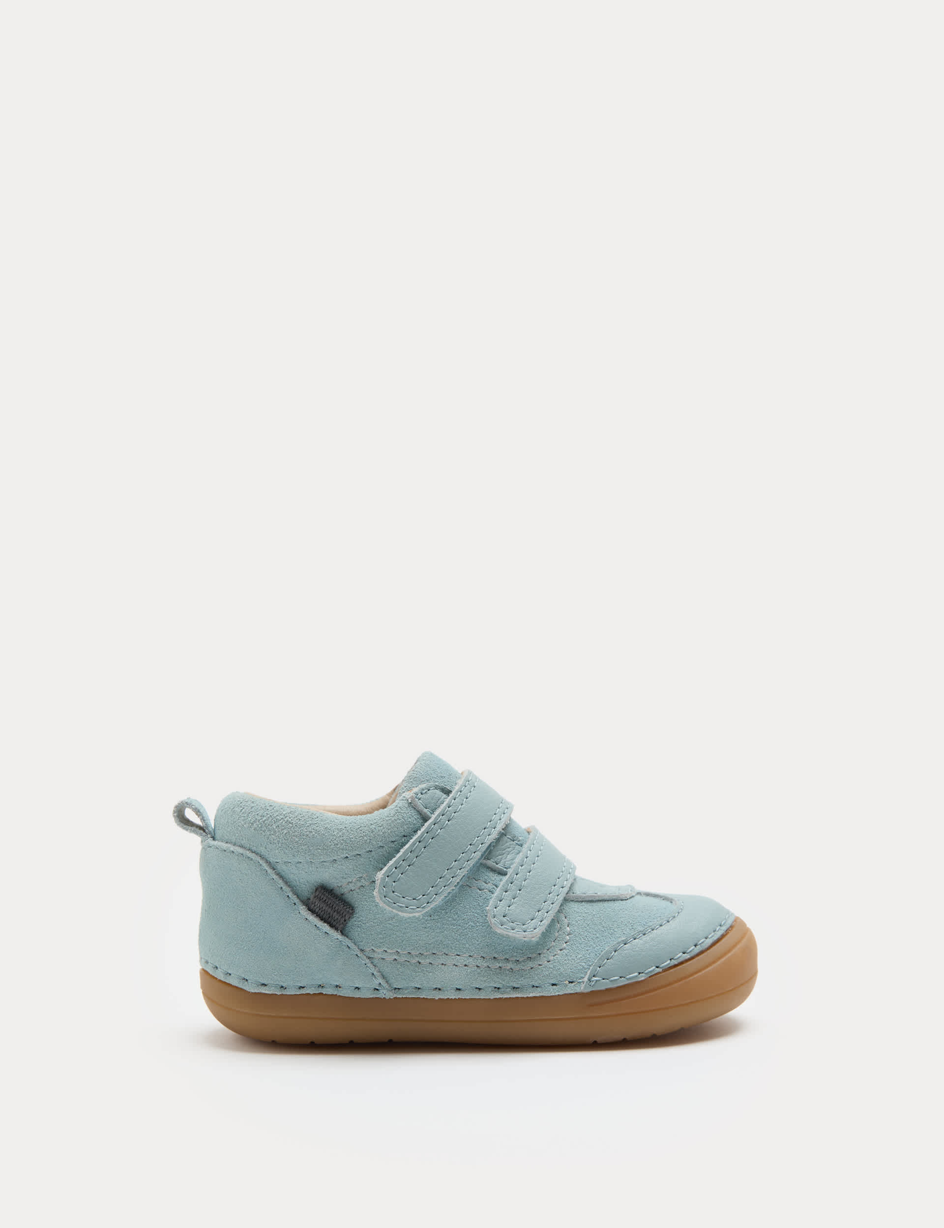 Kids' First Walker Suede Riptape Trainers (2-5 Small) by M&S