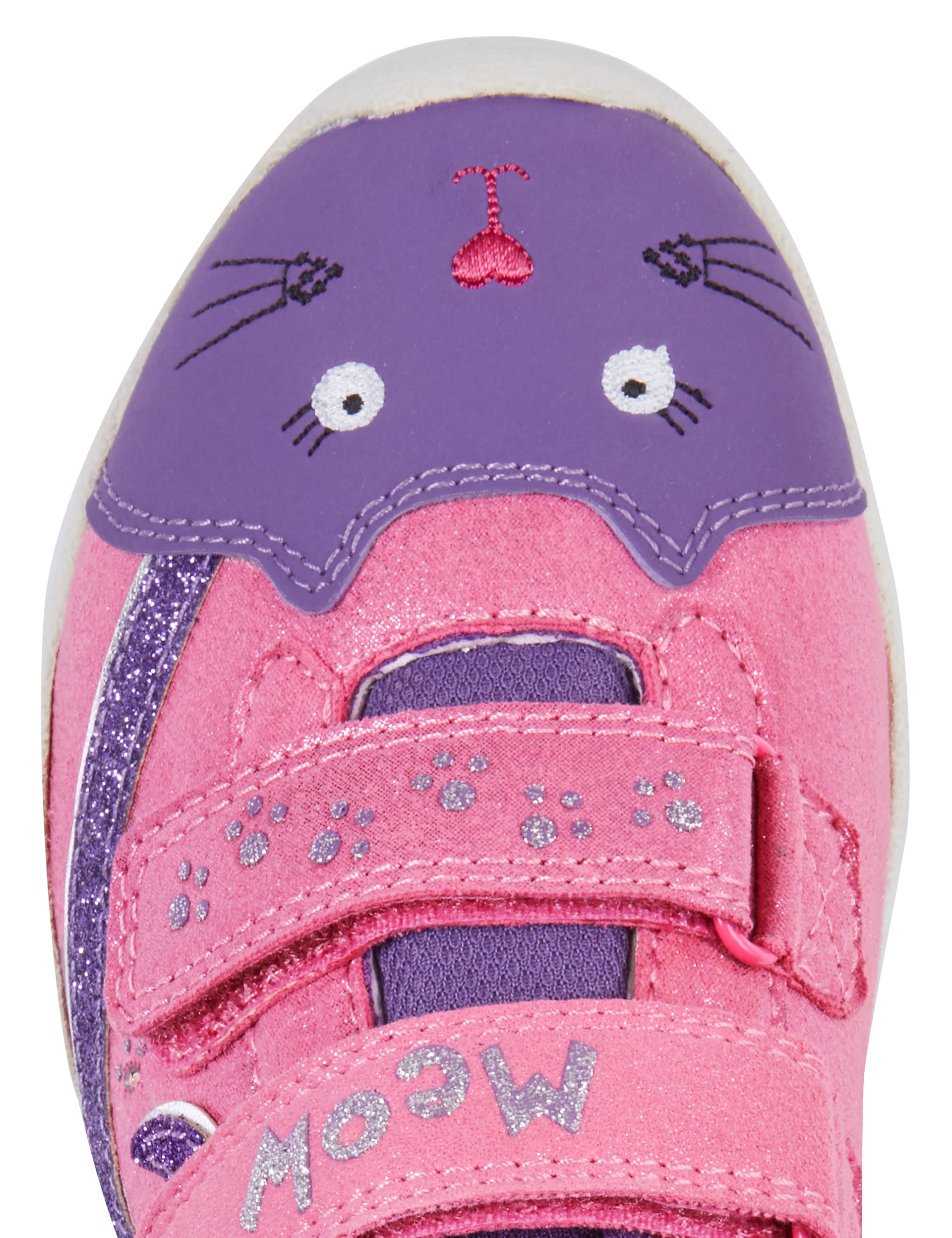 Kids' Flashing Lights Cat Trainers Image 2 of 4