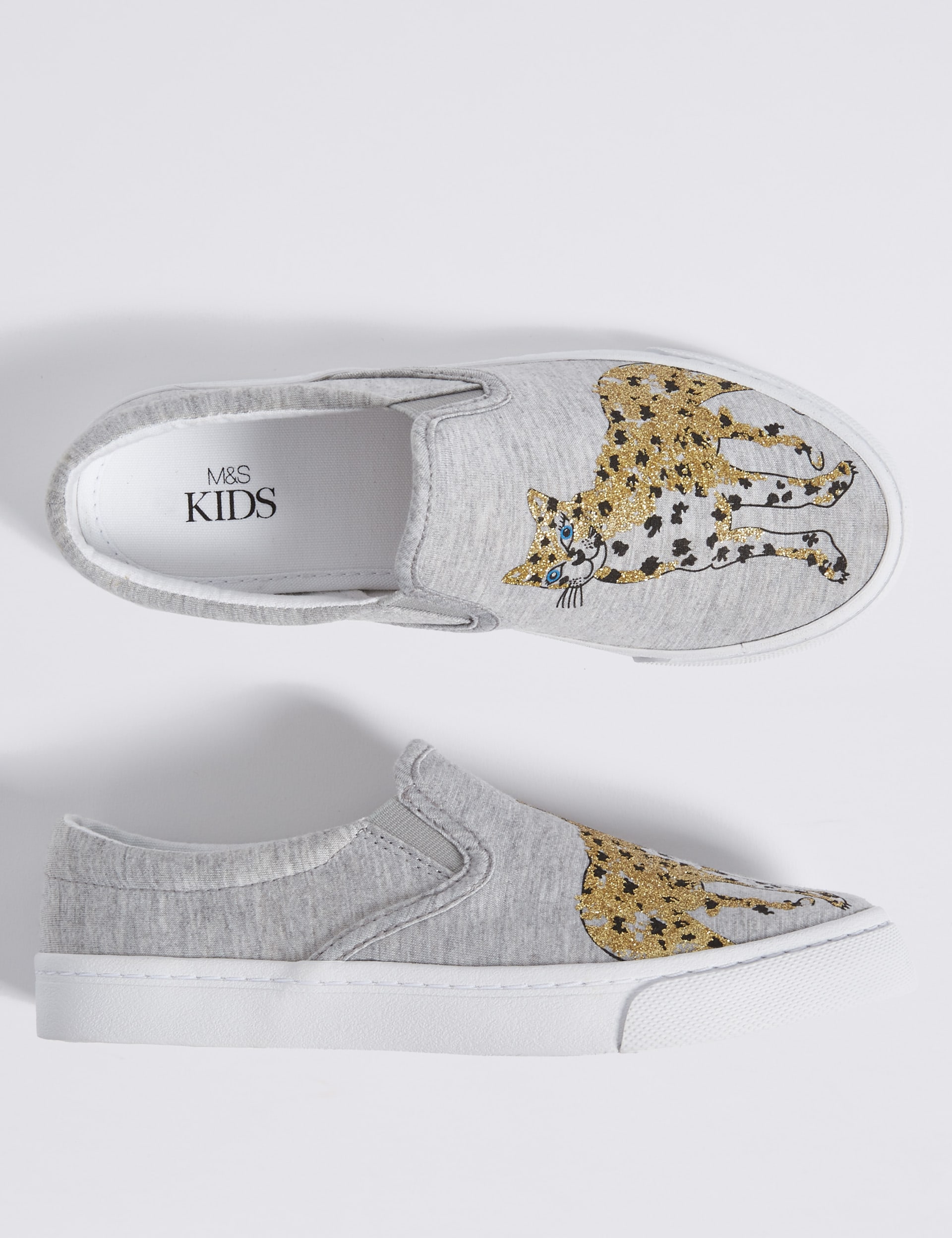 Fashion leopard print trainers kids