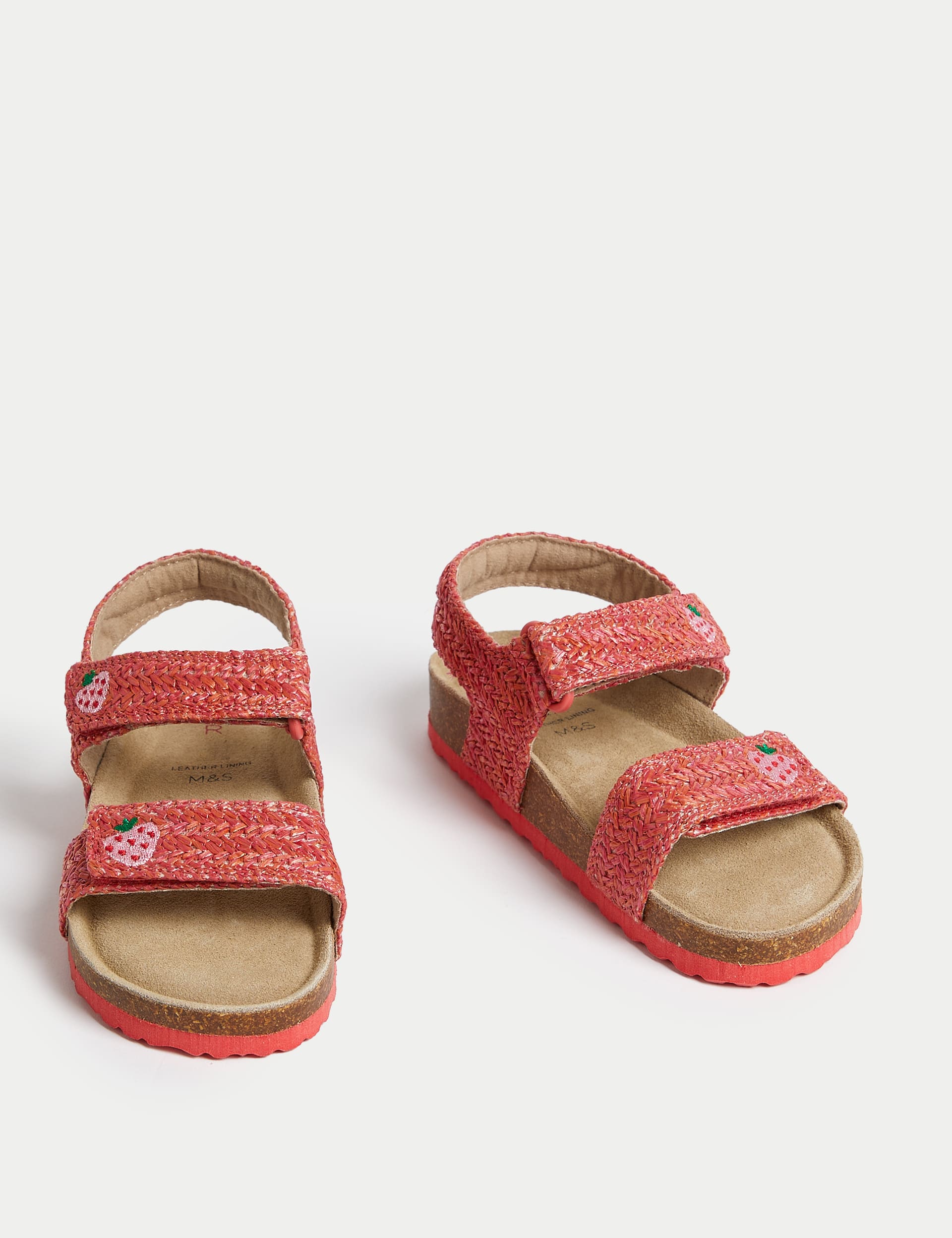 Kids' Strawberry Footbed Sandals (4 Small - 2 Large)