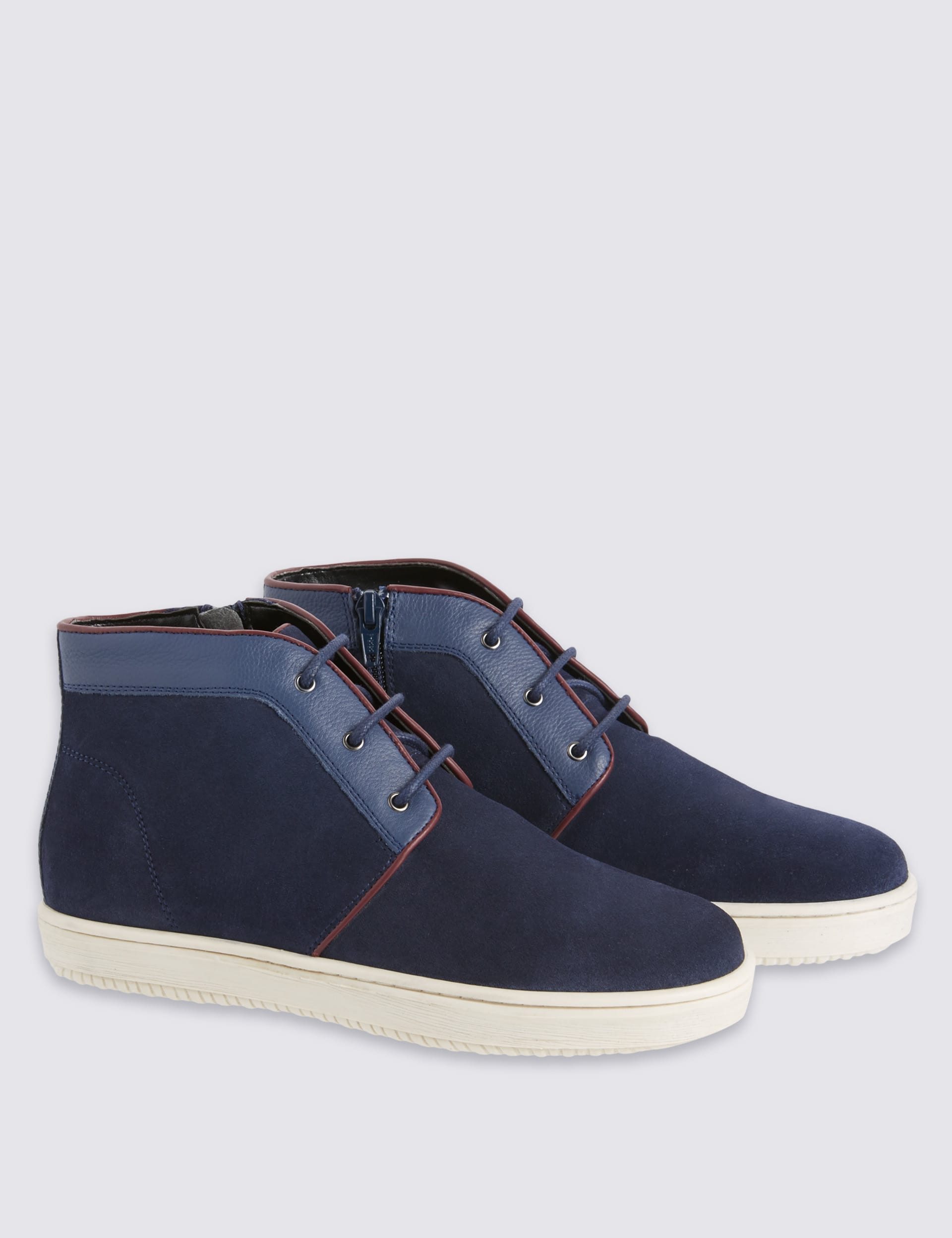Kids' Leather Lace-up Chukka Boots Image 2 of 7