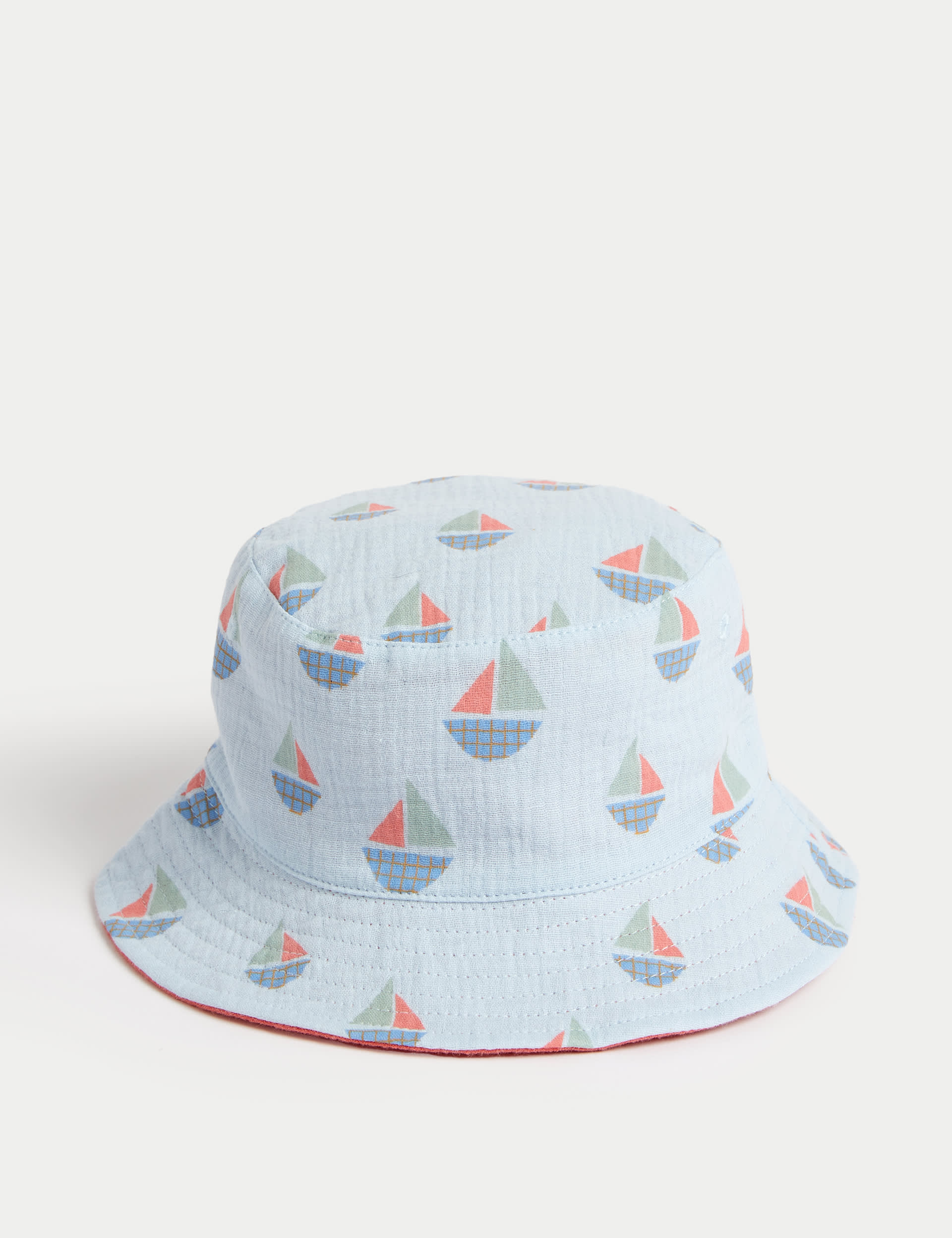 Kids' Pure Cotton Reversible Sun Hat (1-6 Yrs)