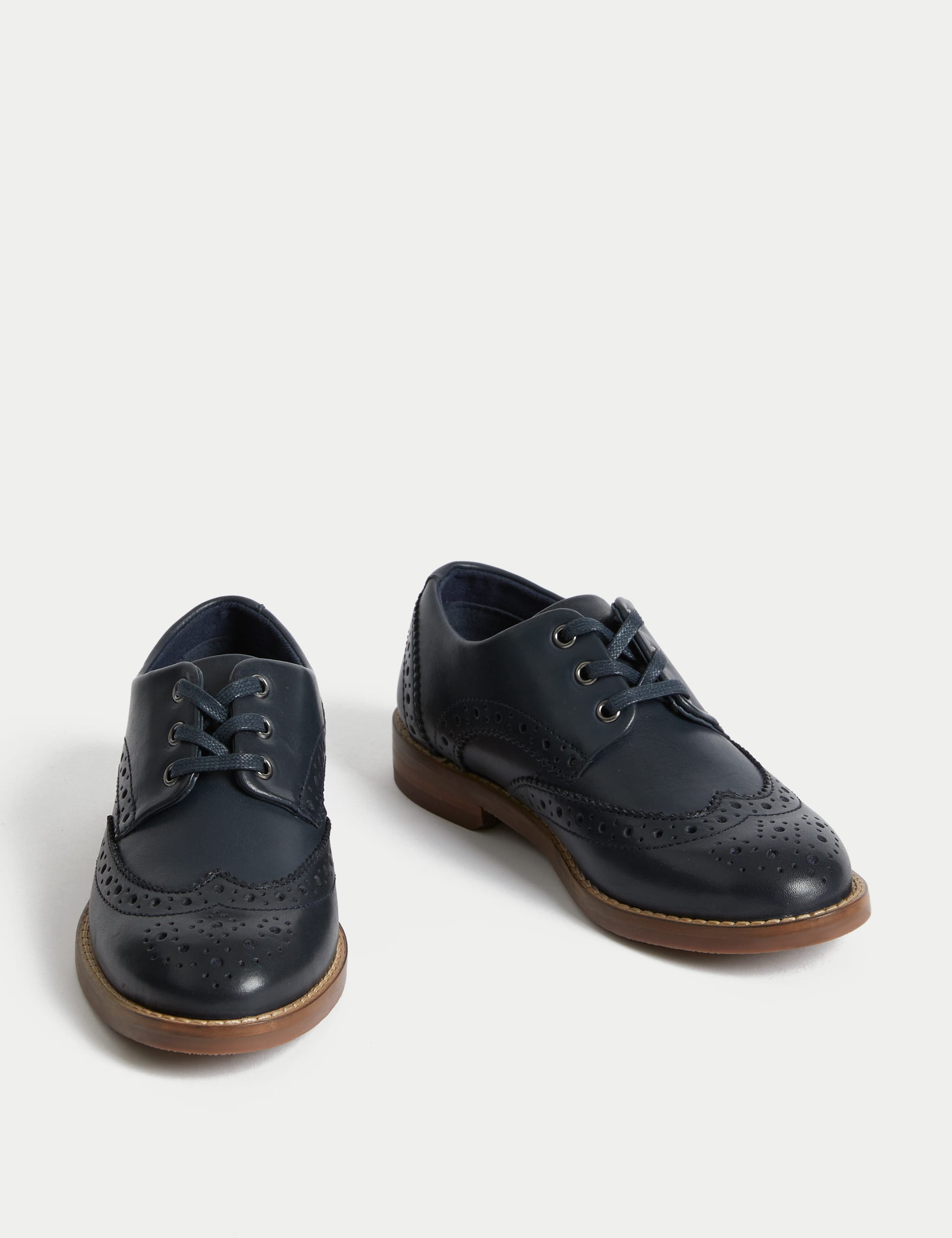 Kids' Leather Brogues (8 Small - 2 Large)