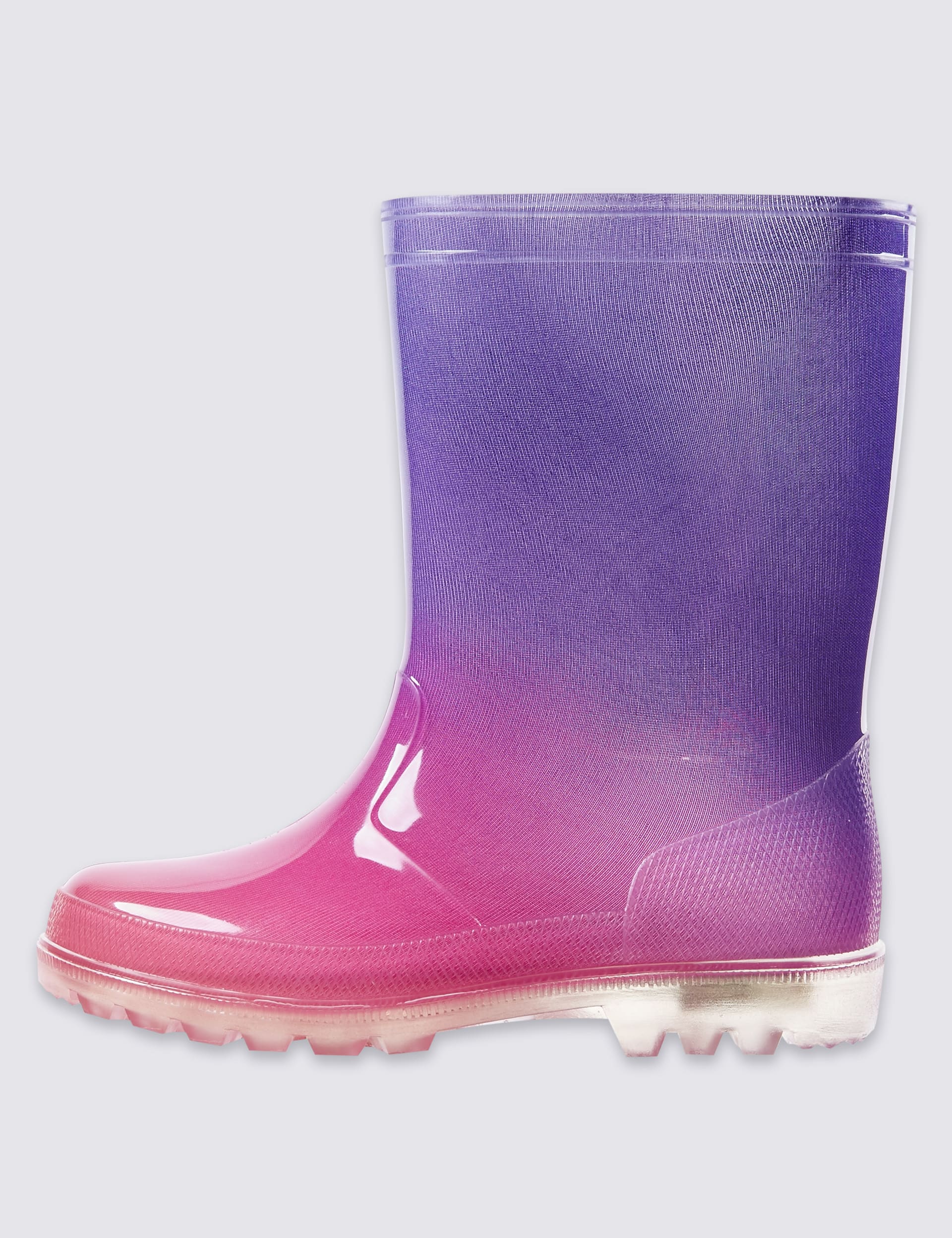 Kids Light up Wellington Boots M S