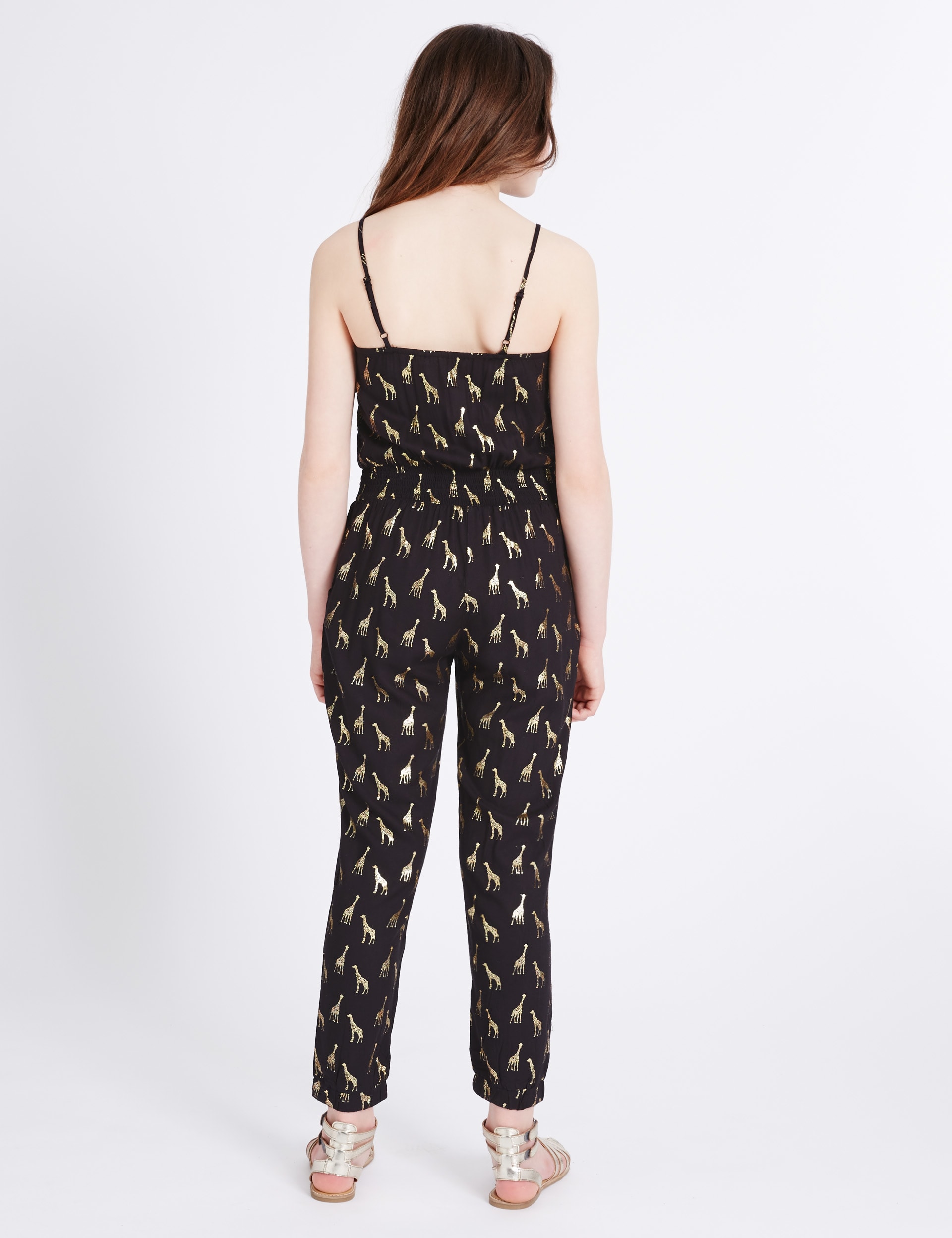 Animal Print Jumpsuit 3 14 Years M S