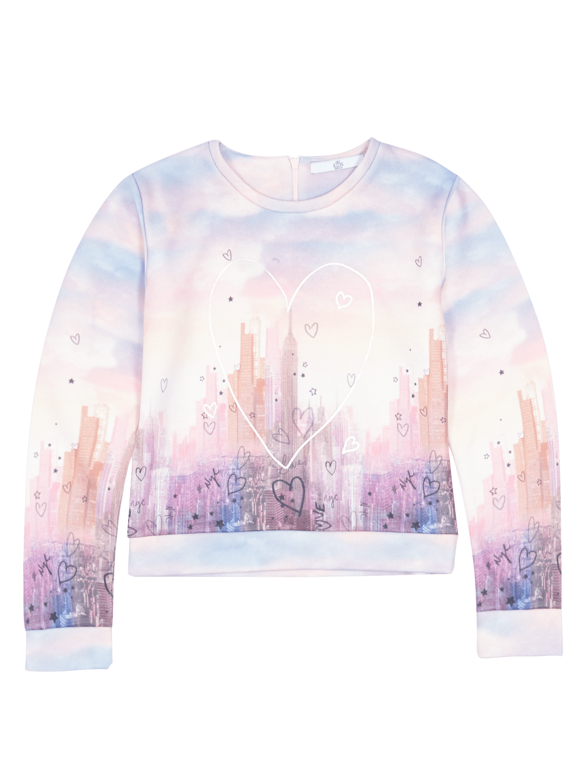 New York City Print Sweatshirt with StayNEW™ (5-14 Years) Image 2 of 3