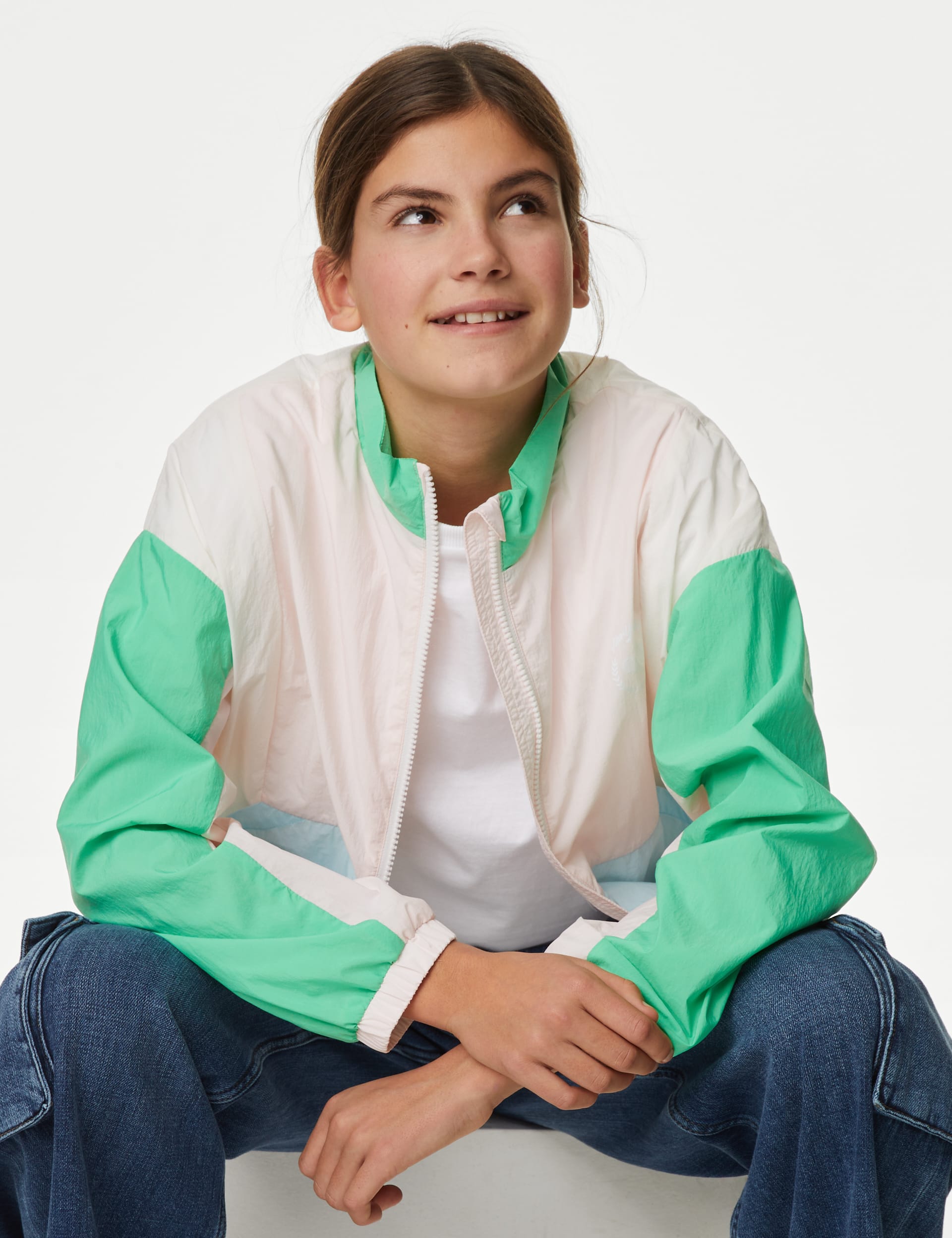 Colour Block Windbreaker (6-16 Yrs)