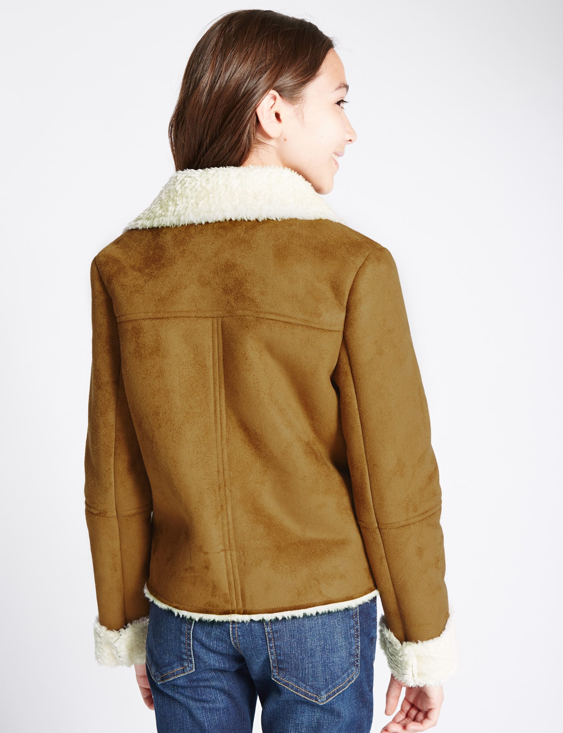 Shearling Jacket with Stormwear™ (5-14 Years) Image 2 of 7