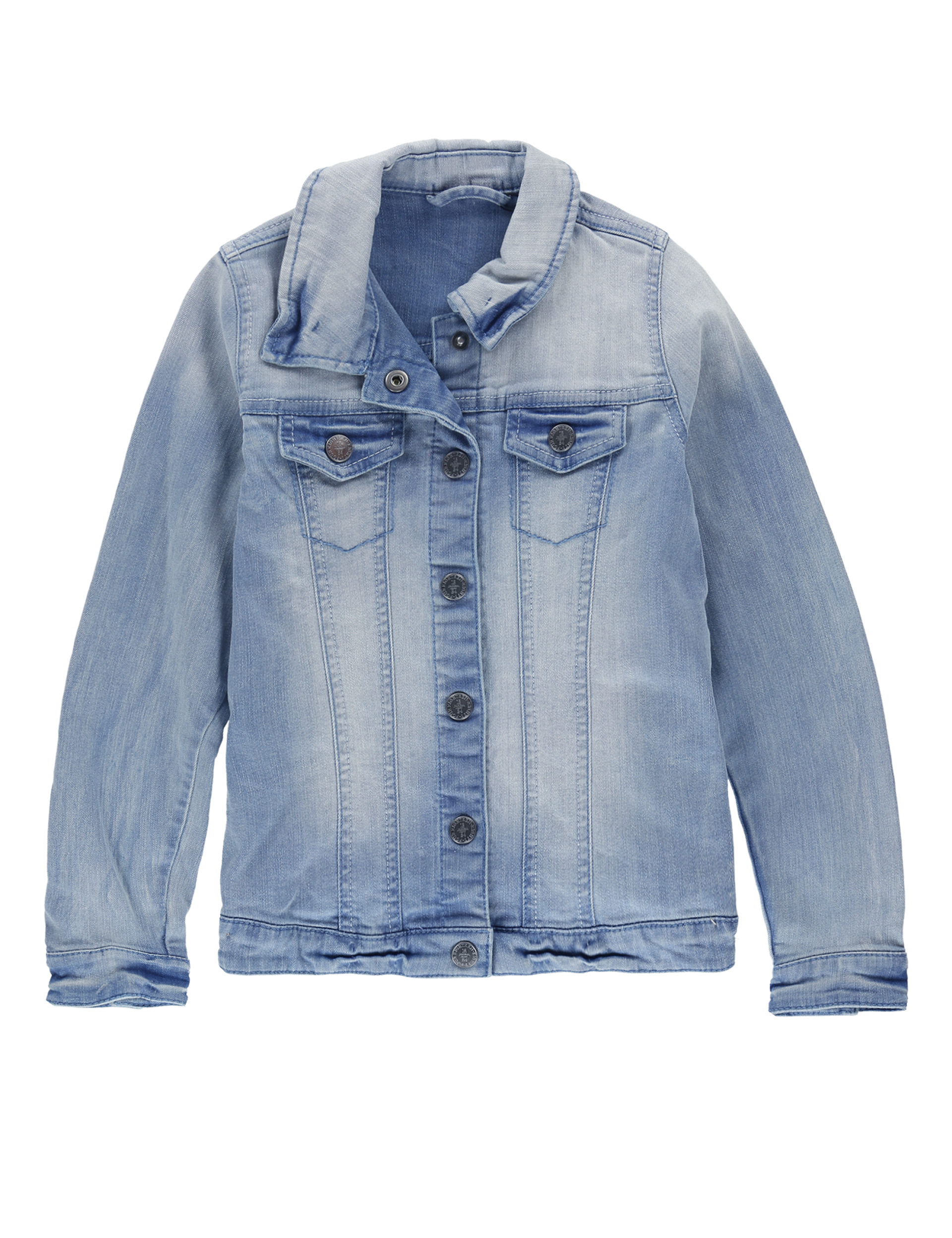 Cotton Denim Jacket with Stretch (3-14 Years) Image 2 of 6