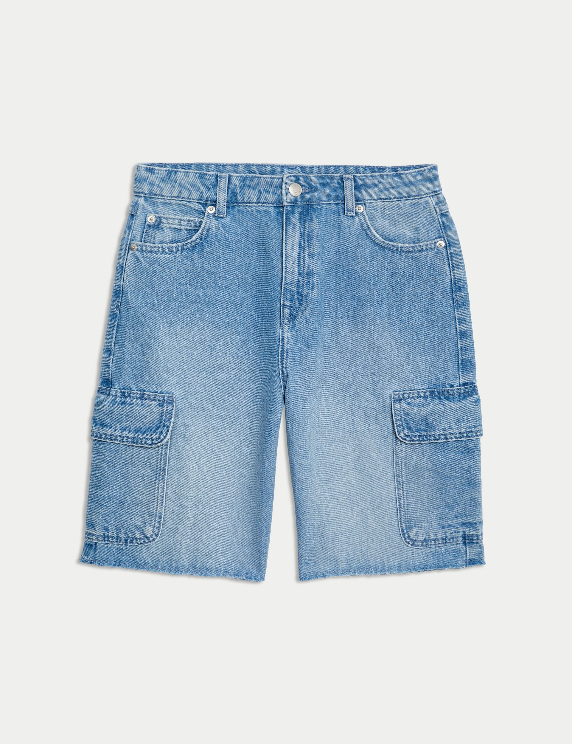 Denim Cargo Shorts (6-16 Yrs)