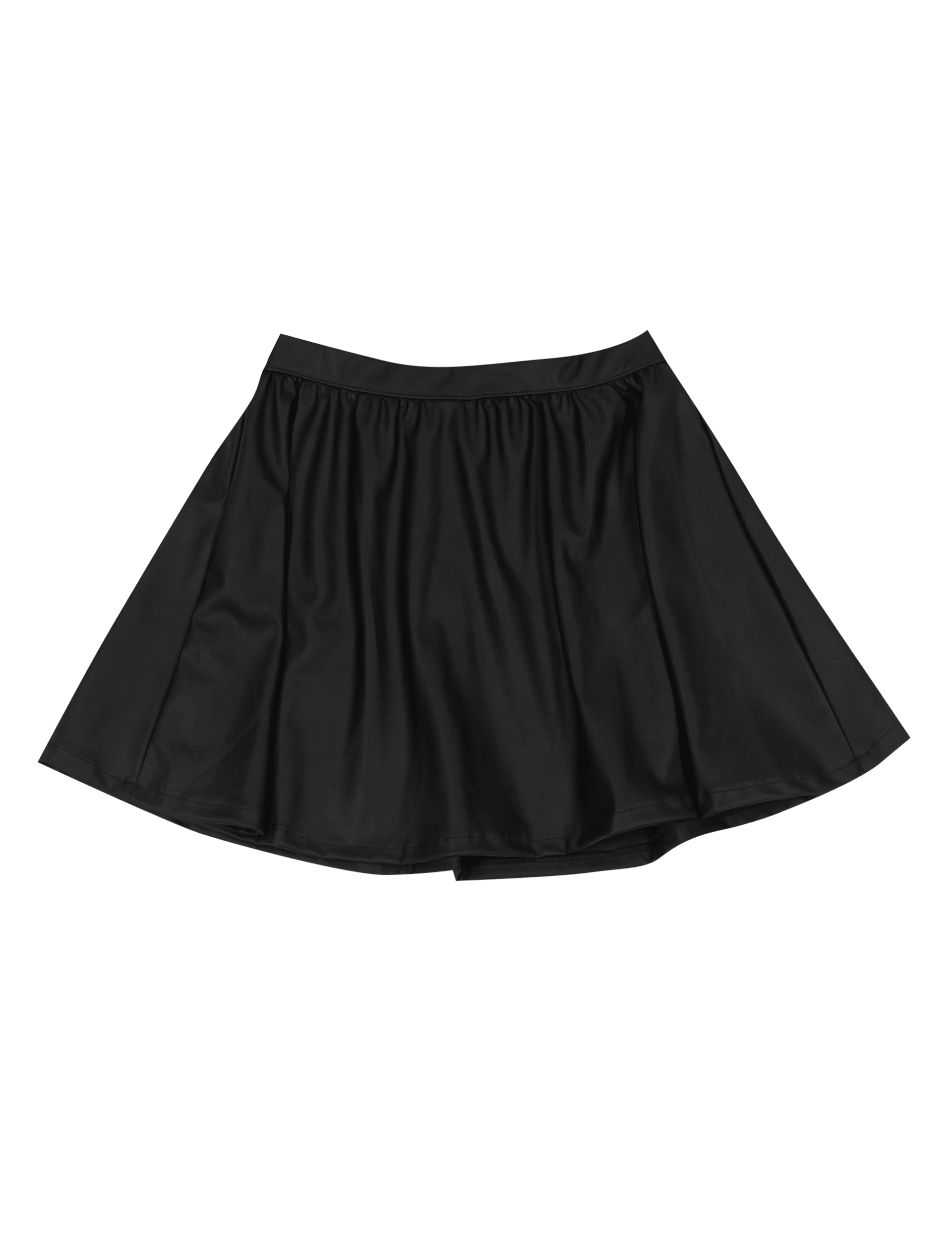 Faux Leather Skater Skirt (5-14 Years) Image 2 of 3