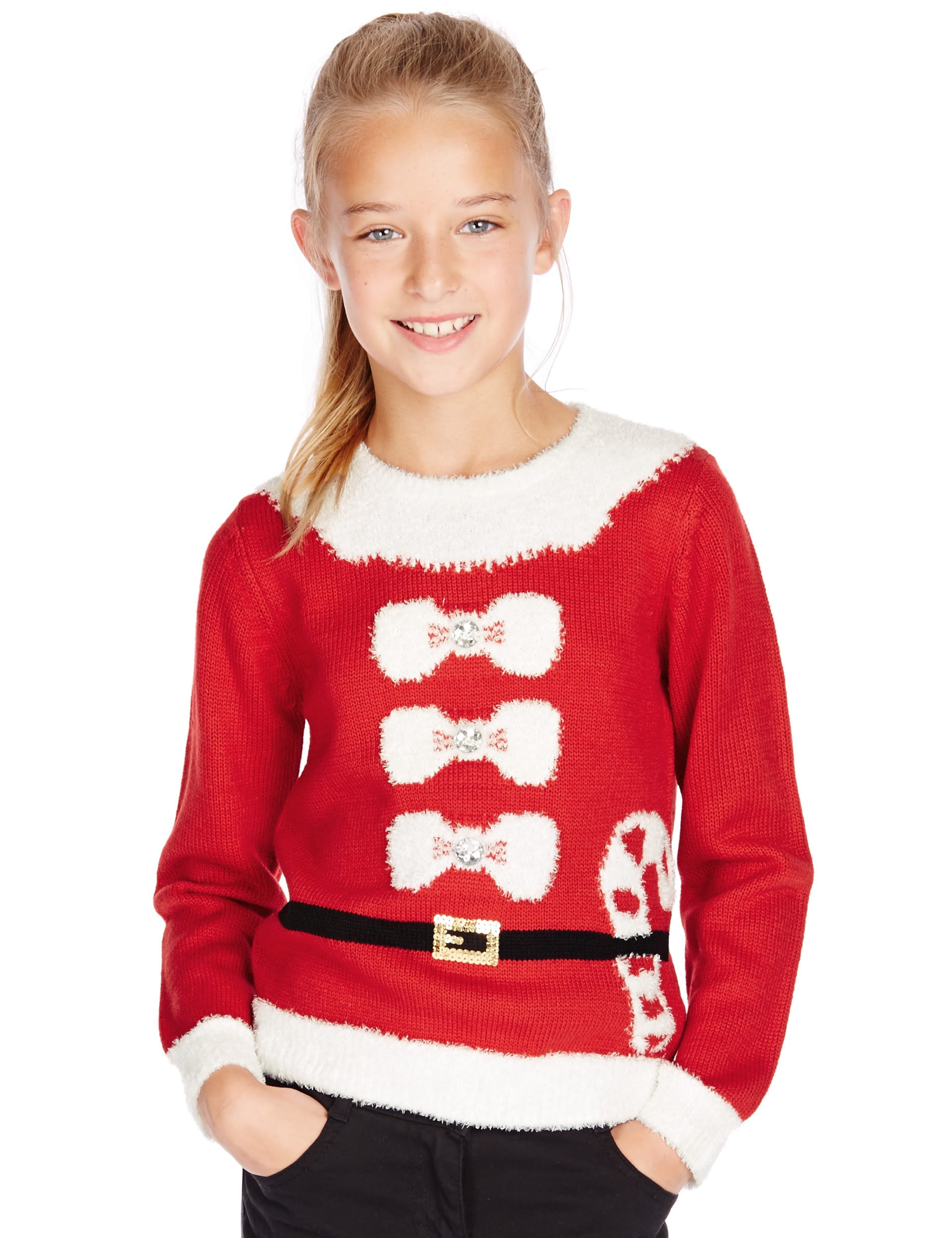 Mrs. Claus Christmas Jumper (5-14 Years) Image 2 of 3