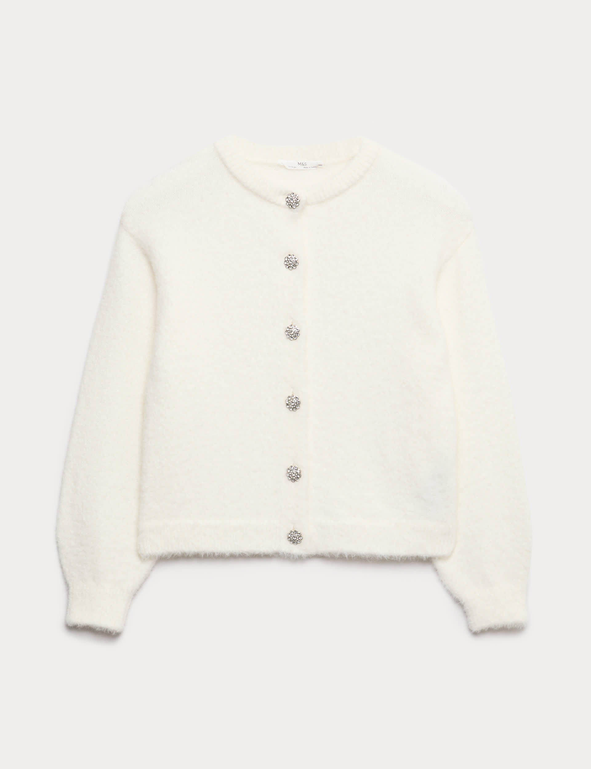 Bling Button Cardigan (6-16 Yrs)