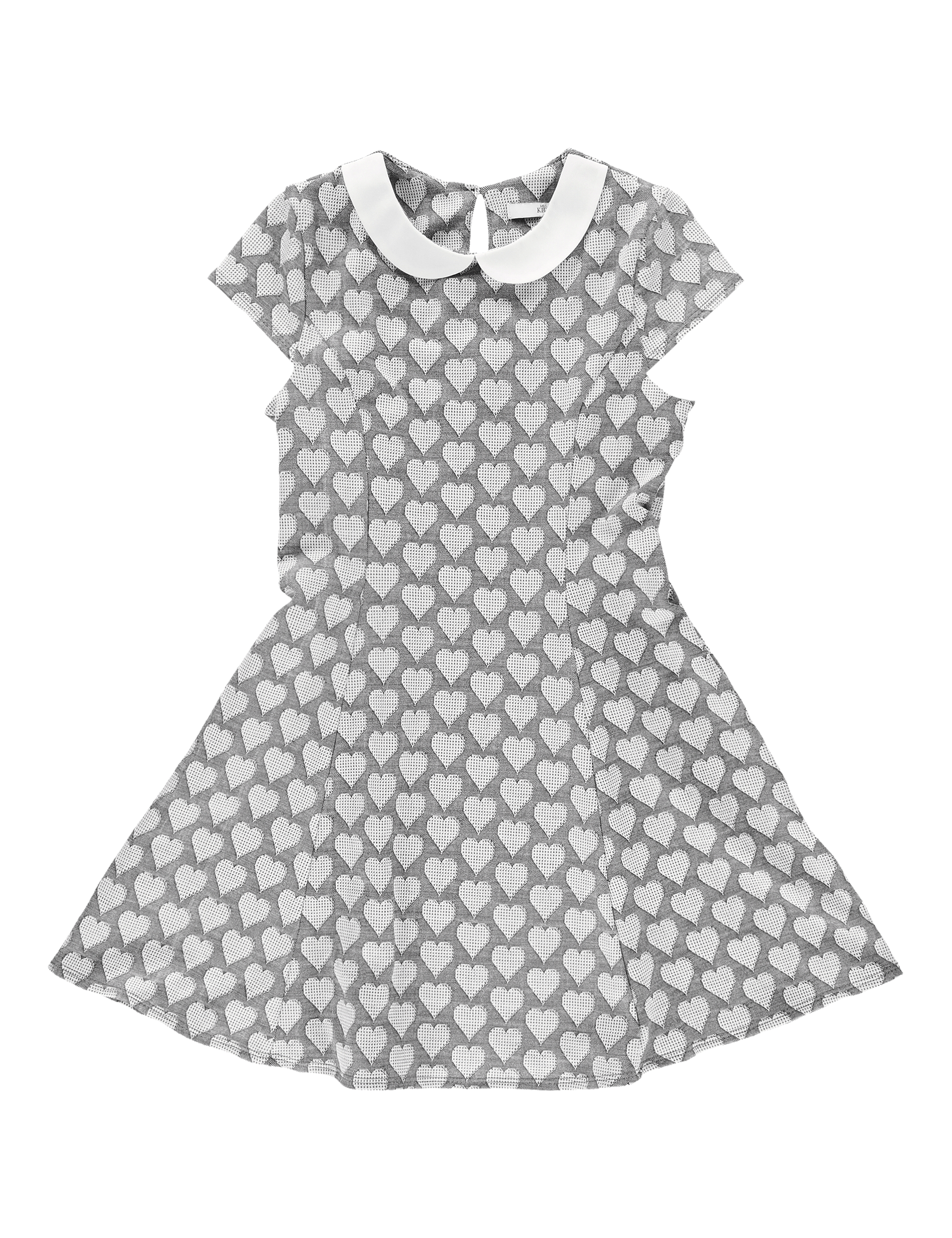 Peter Pan Collar Ponte Dress (3-14 Years) Image 2 of 6