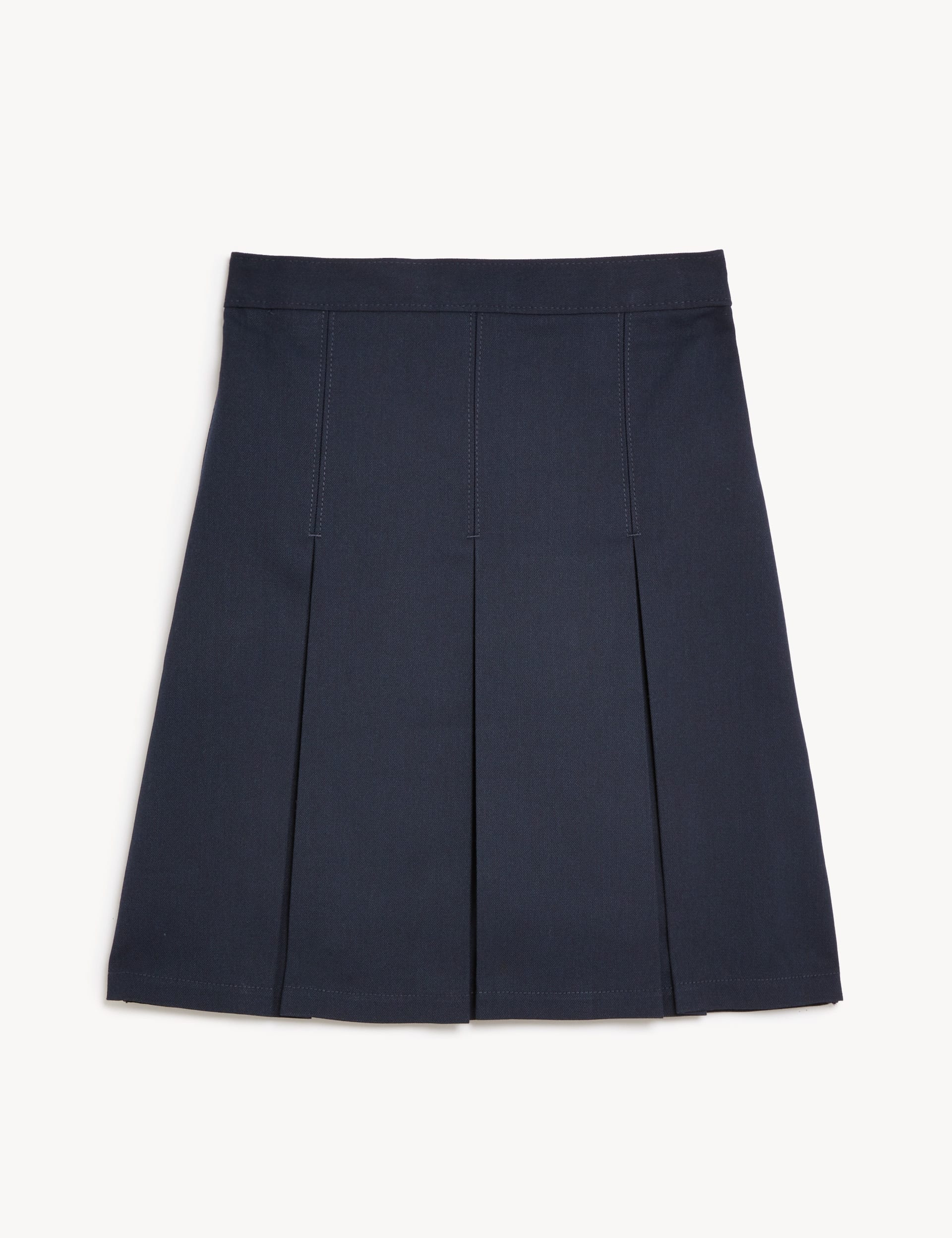 Girls' Slim Fit Permanent Pleats School Skirt (2-18 Yrs)