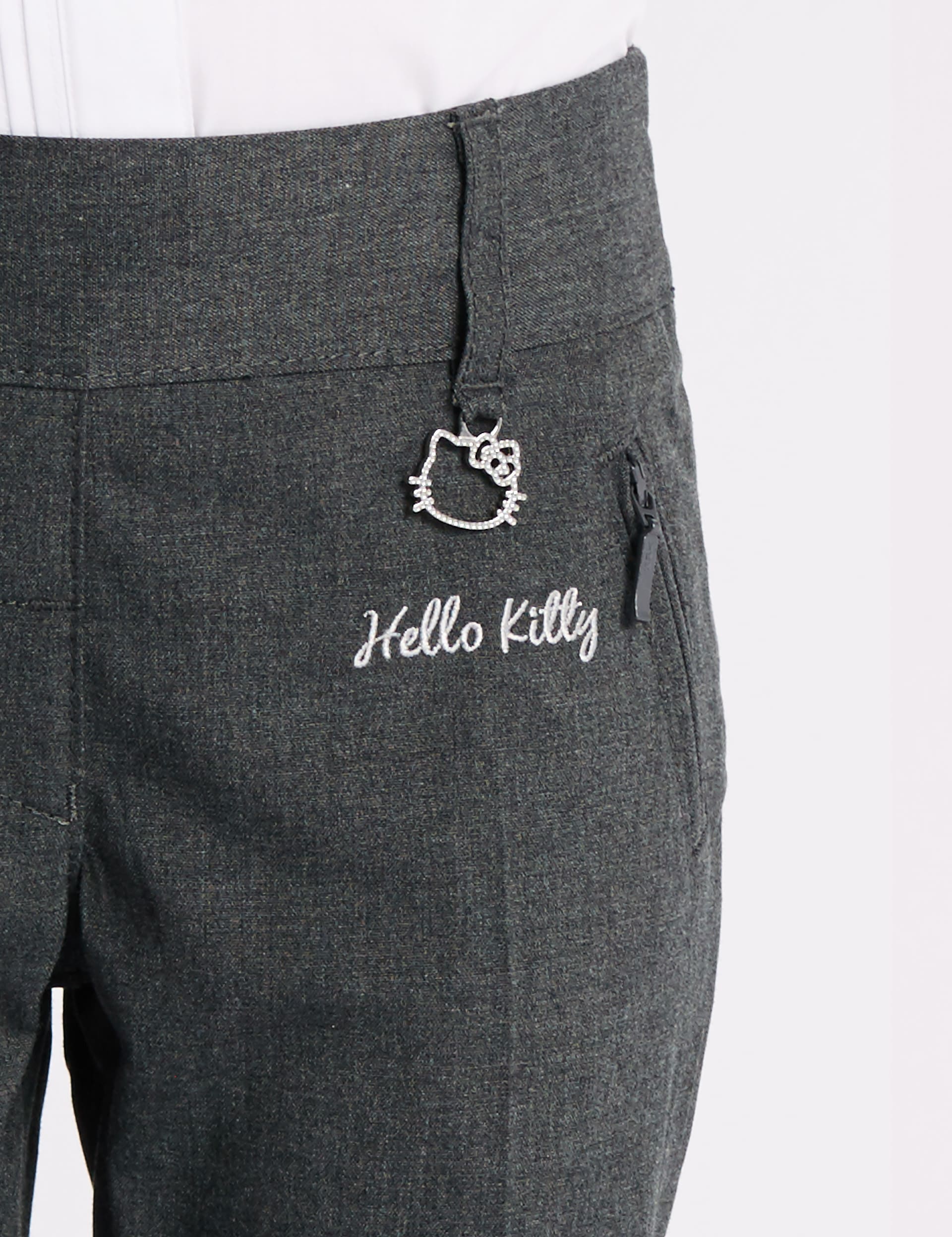Hello Kitty Girls' Crease Resistant Slim Leg Trousers with Stormwear™ Image 2 of 4