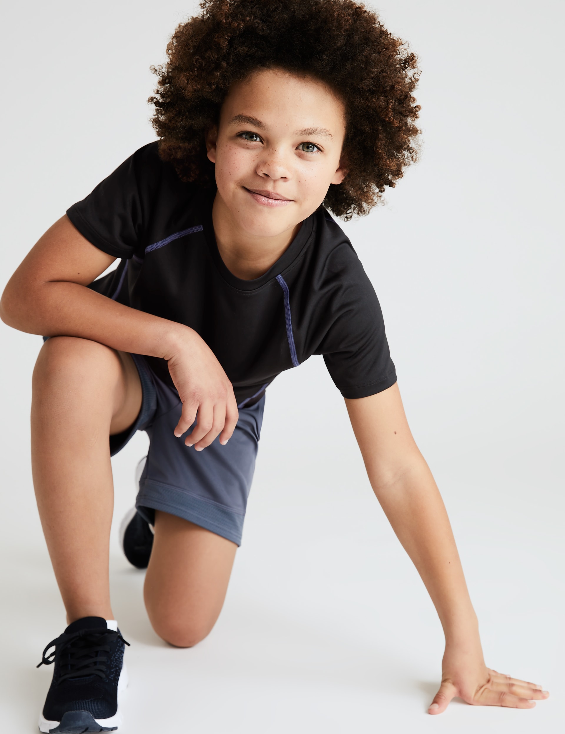 Plain Active T-Shirt (6-14 Yrs) | Goodmove | M&S IE